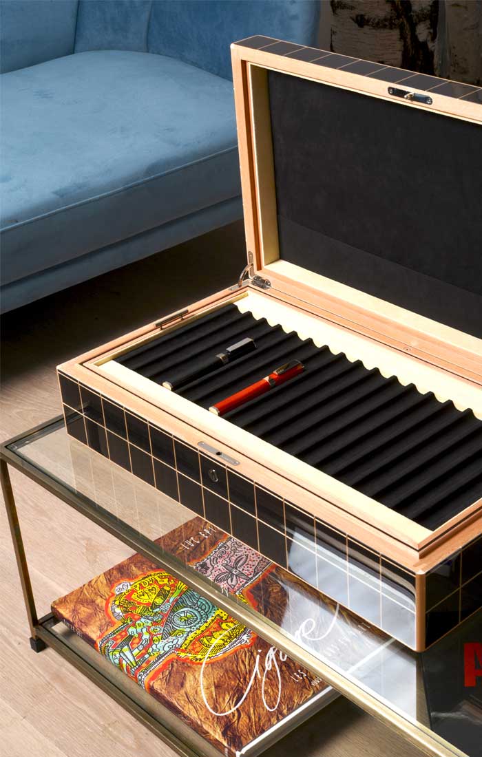 Pen box and case | Elie Bleu Pen box and case | Elie Bleu