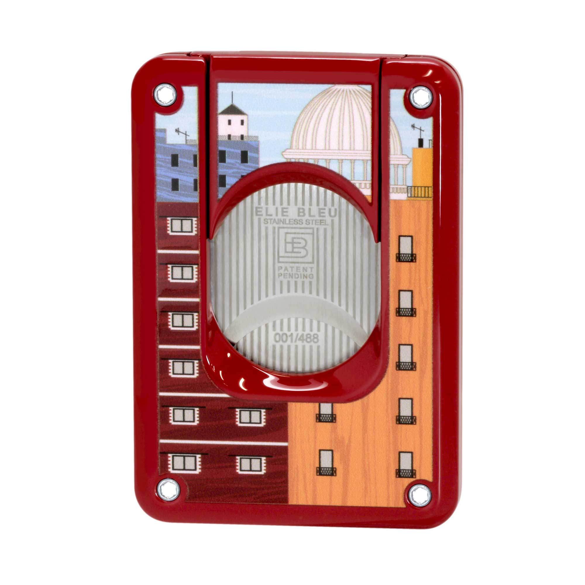 coupe cigare double lame rouge