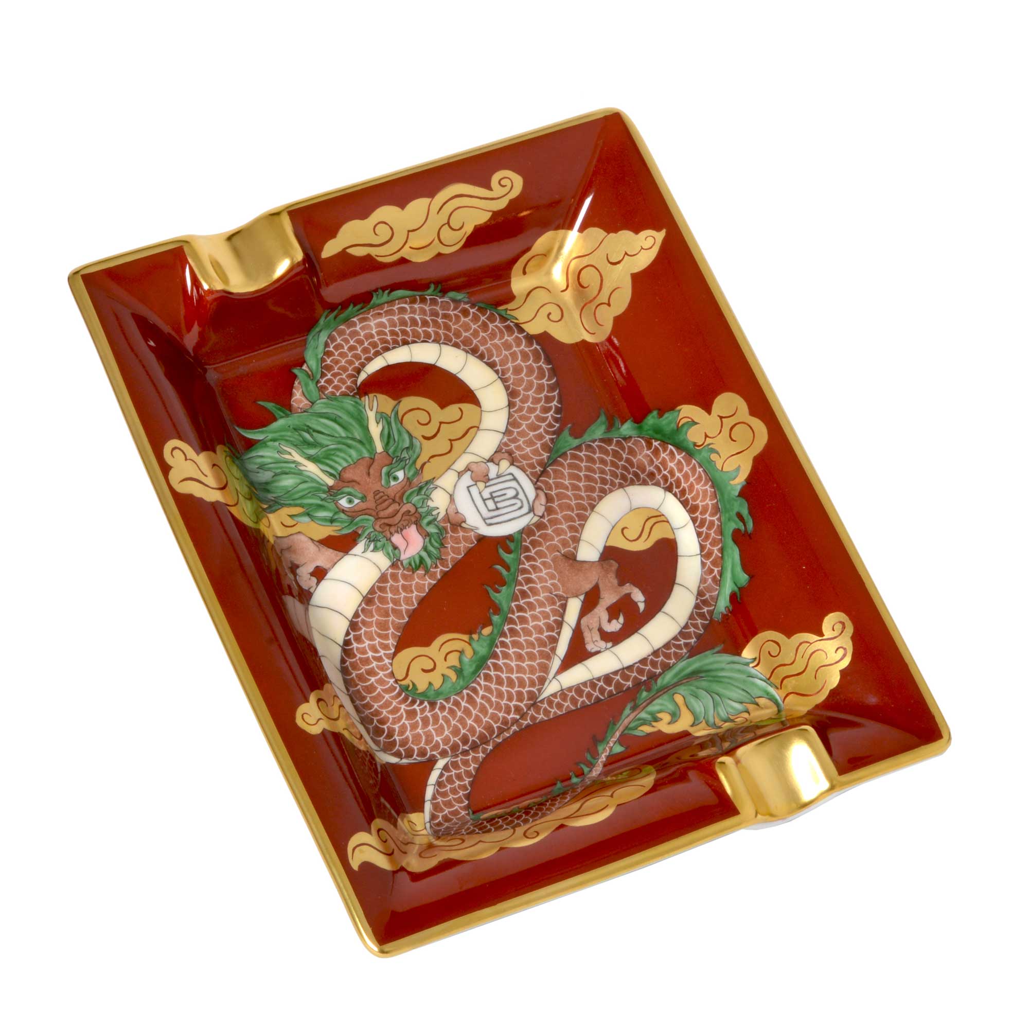 Cendrier-en-Porcelaine-de-Limoges-peint-à-la-main