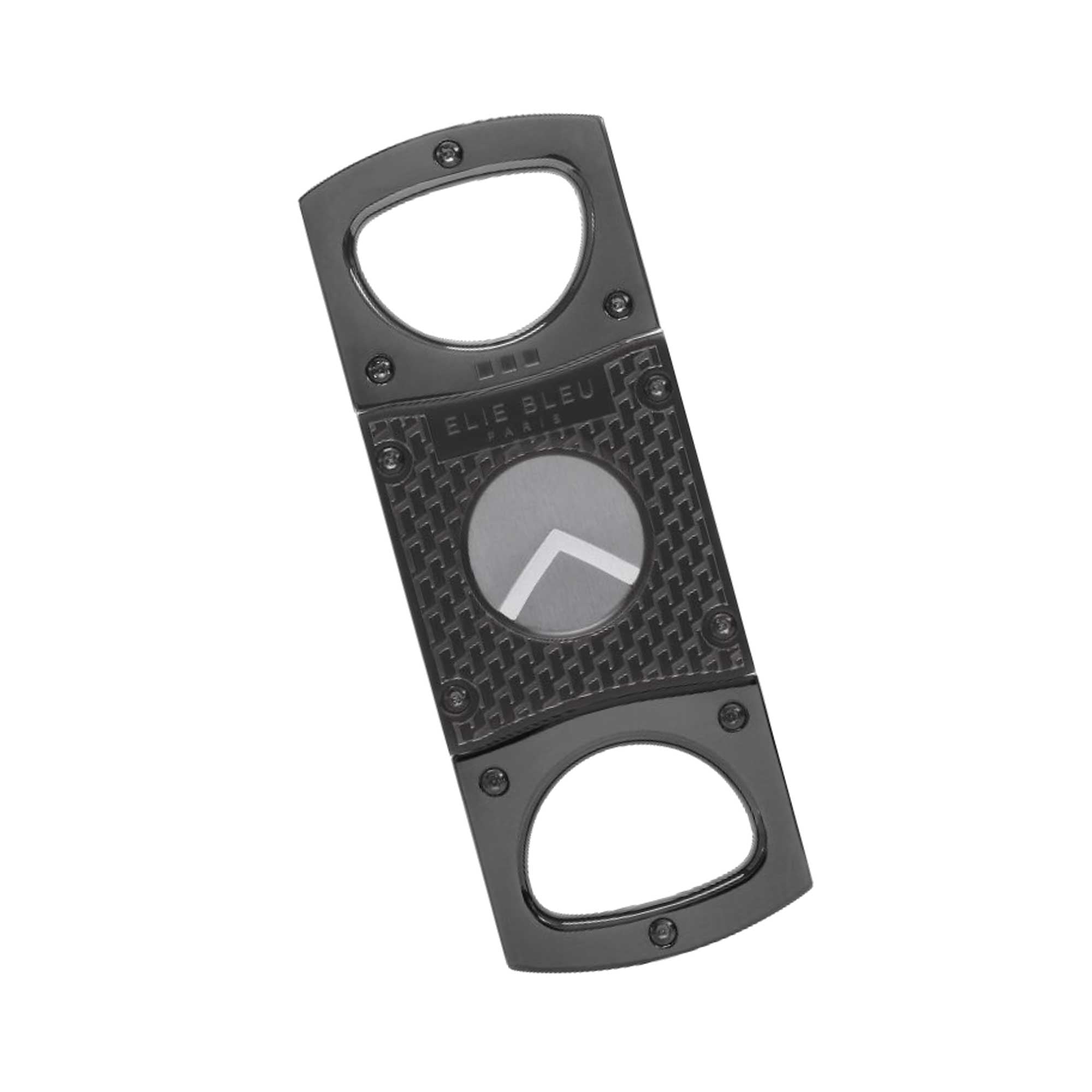 Cigar Cutter - Double Blade Carbon Pattern