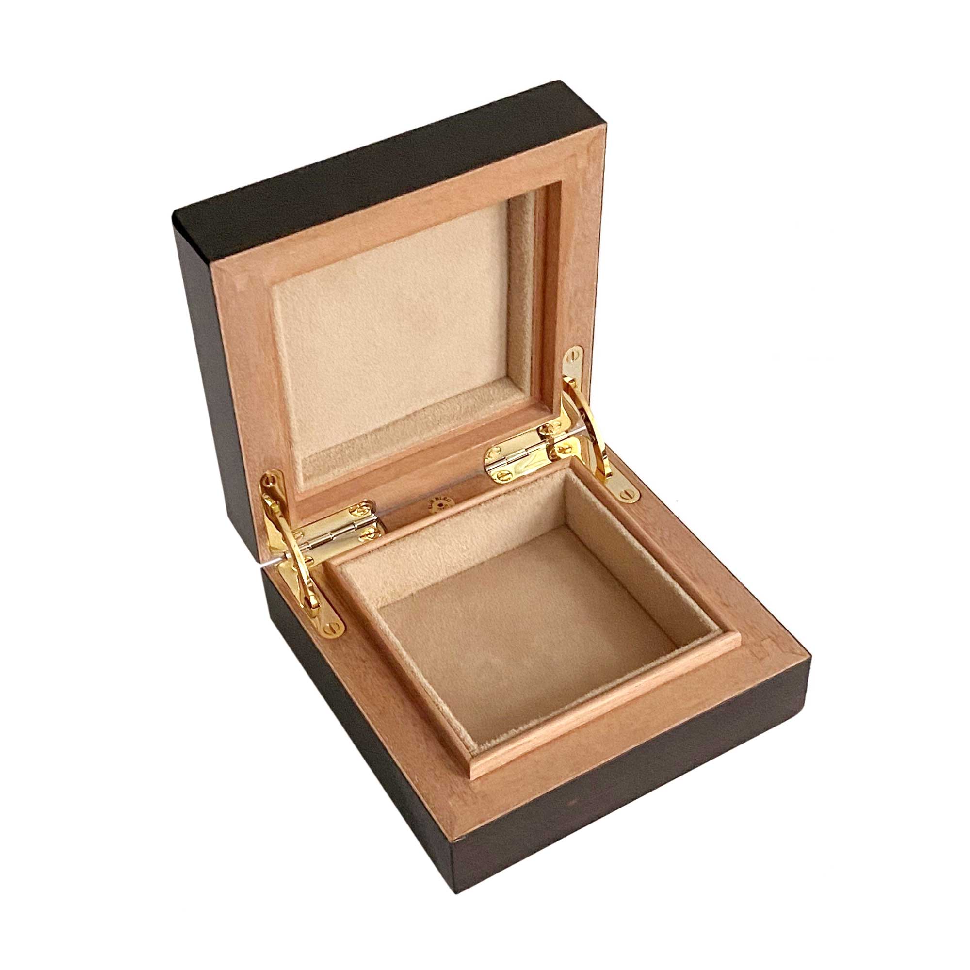 "Classic" - Small jewelry box - Macassar Ebony