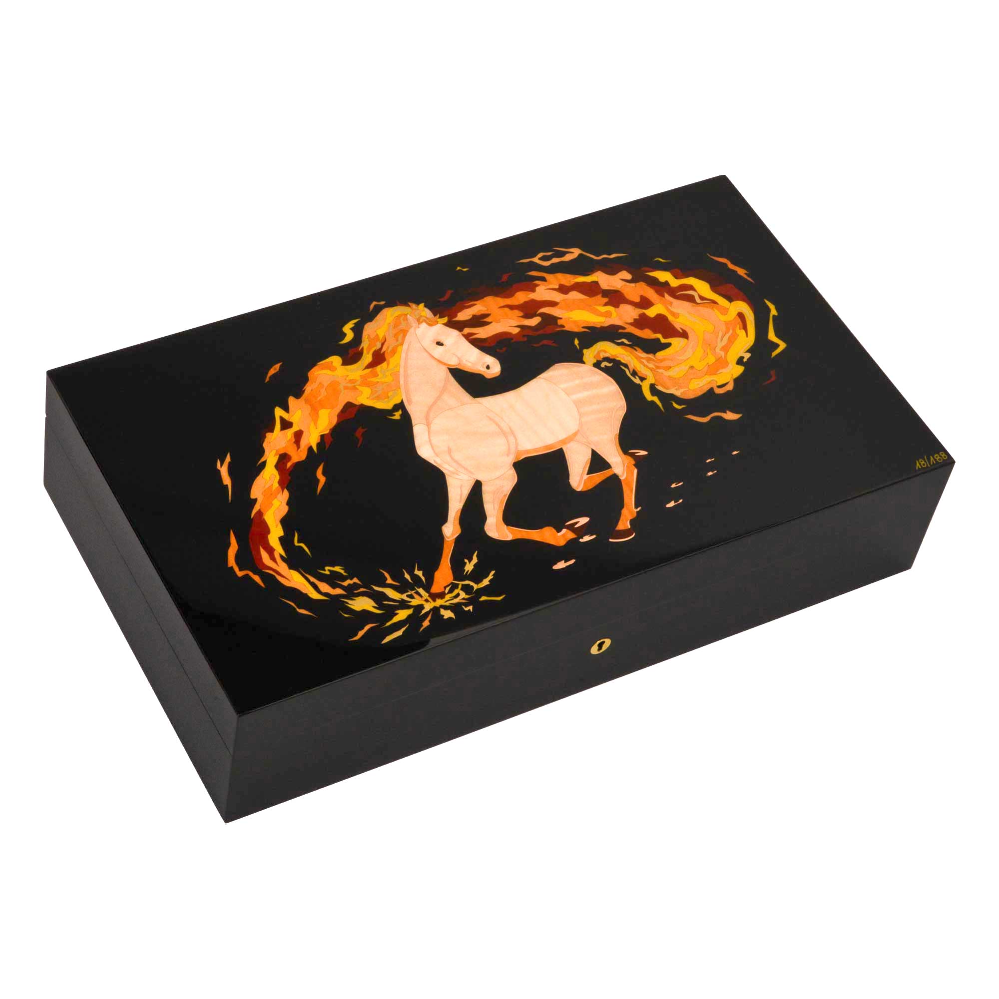 Coffret à Cigares “Cheval de Feu” - 110 Cigares