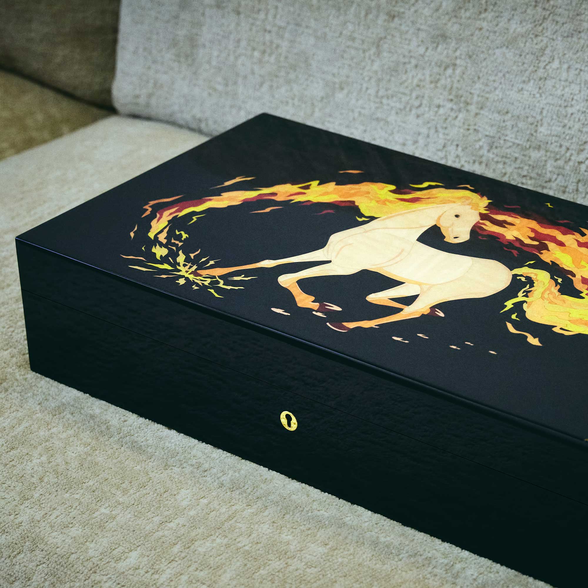 “Fire Horse” Cigar Box - 110 Cigars