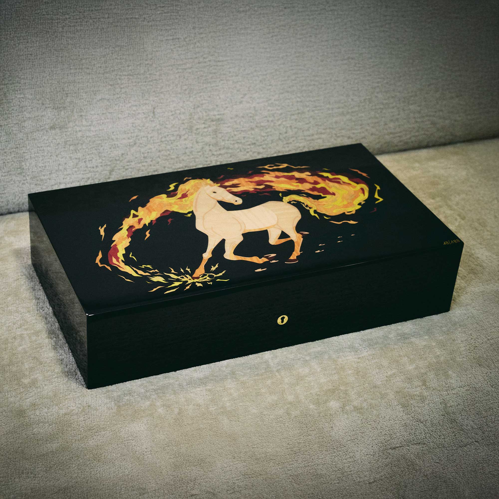 “Fire Horse” Cigar Box - 110 Cigars
