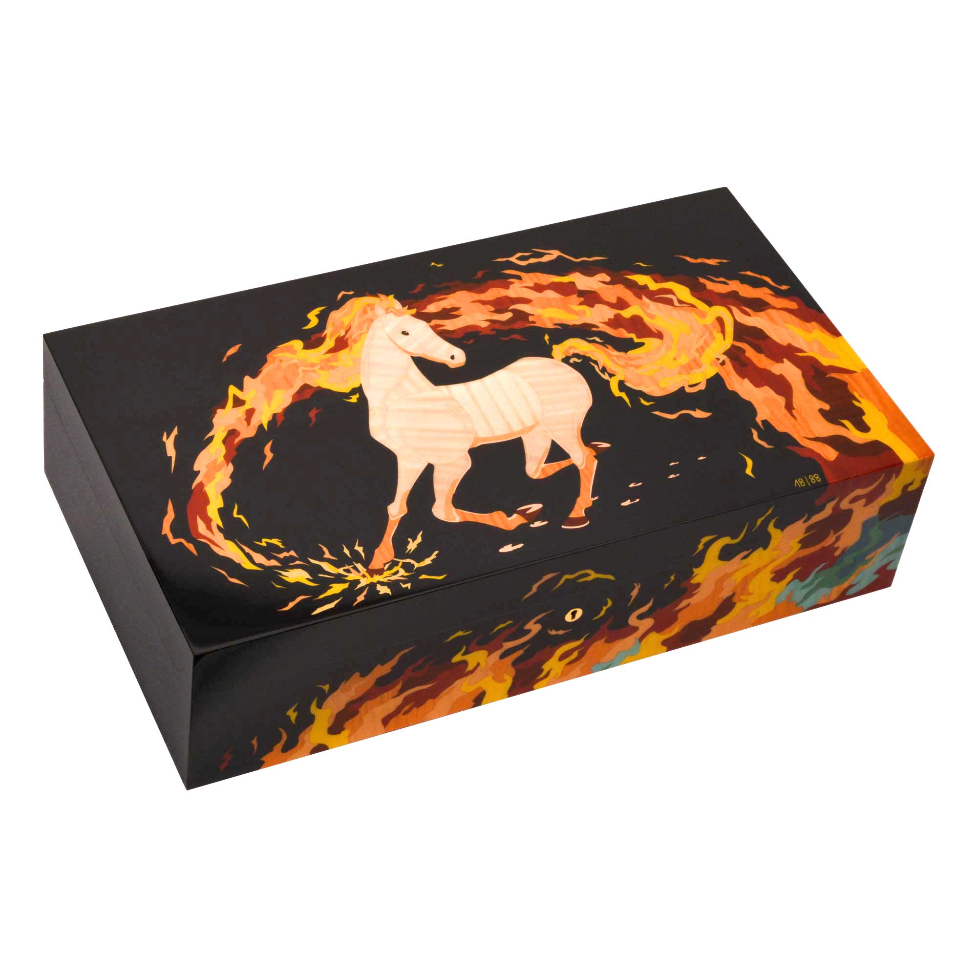 Coffret à Cigares “Cheval de Feu” - 250 Cigares