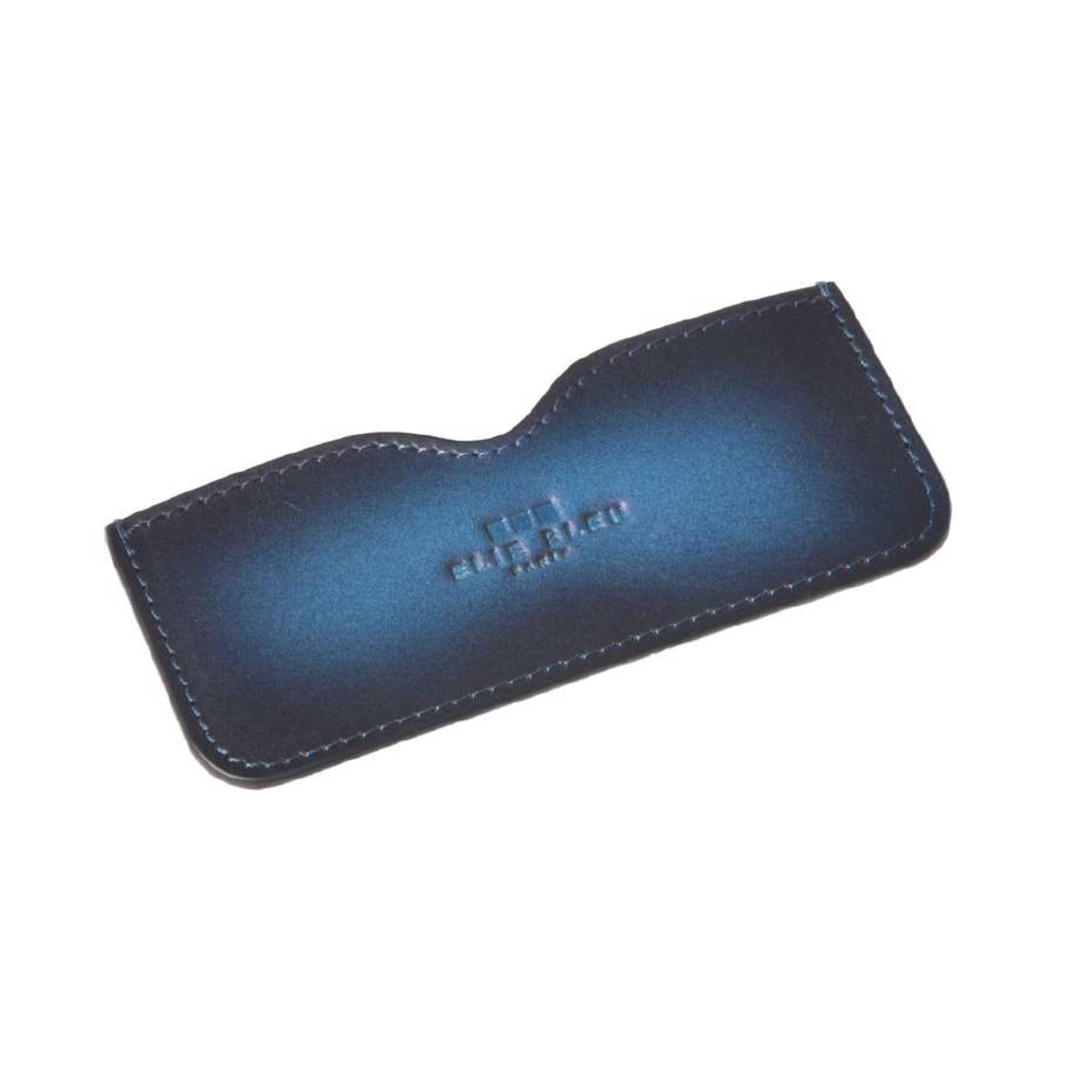 Leather case for double blade cigar cutter