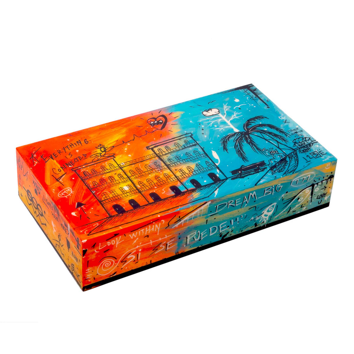 Coffret 110 cigares "Everything Is Connected" par l'artiste Kota