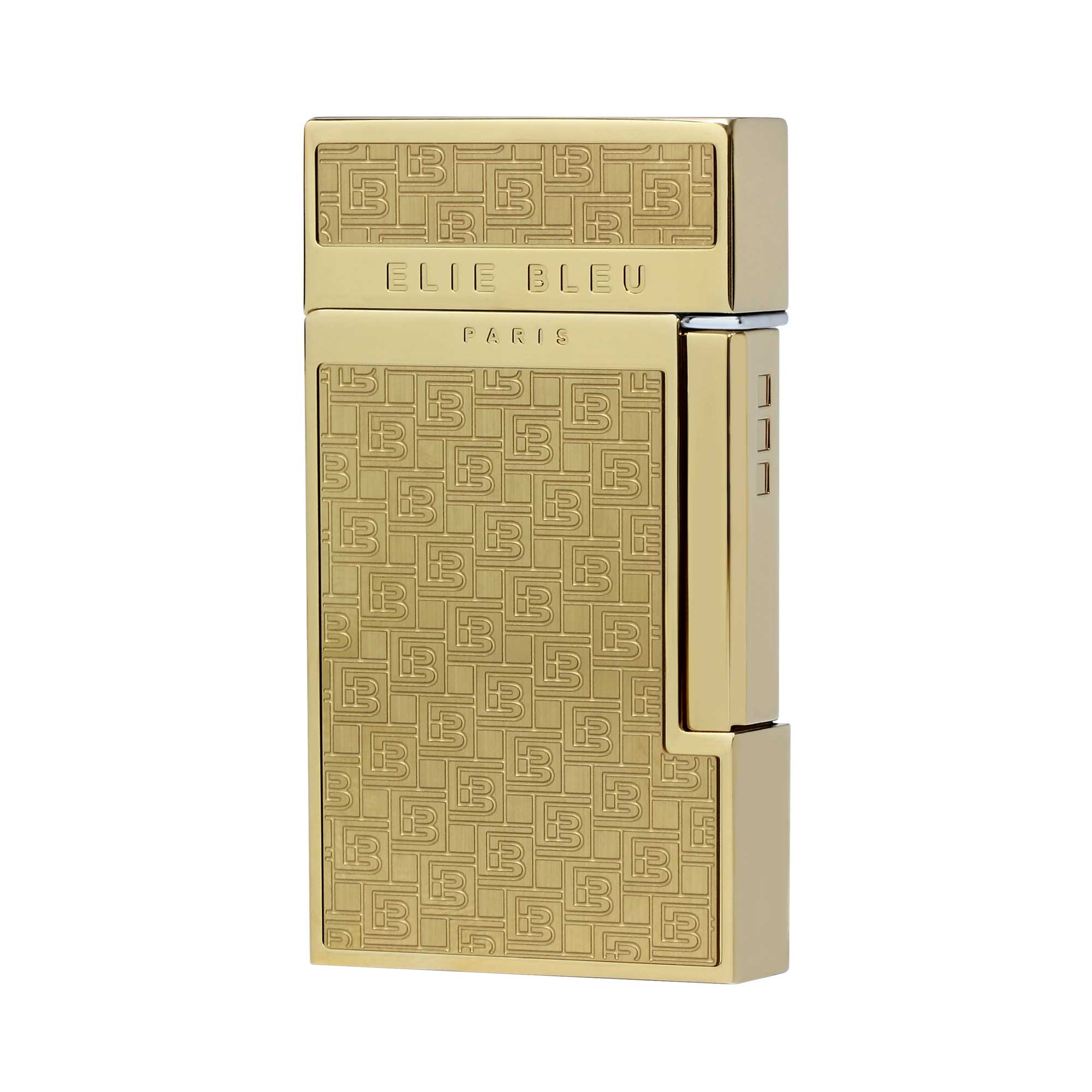 "Diamond Jetflame" Motif Monogrammes Doré - Briquet Cigare