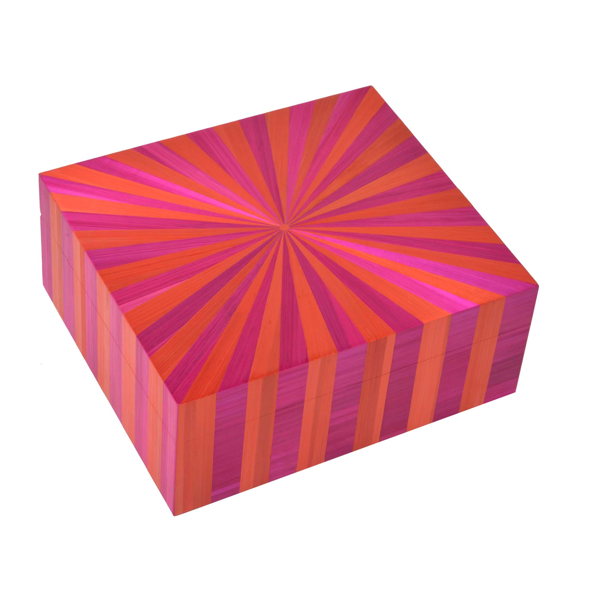 "Straw Marquetry" - Sunset - Jewelry Box size 50