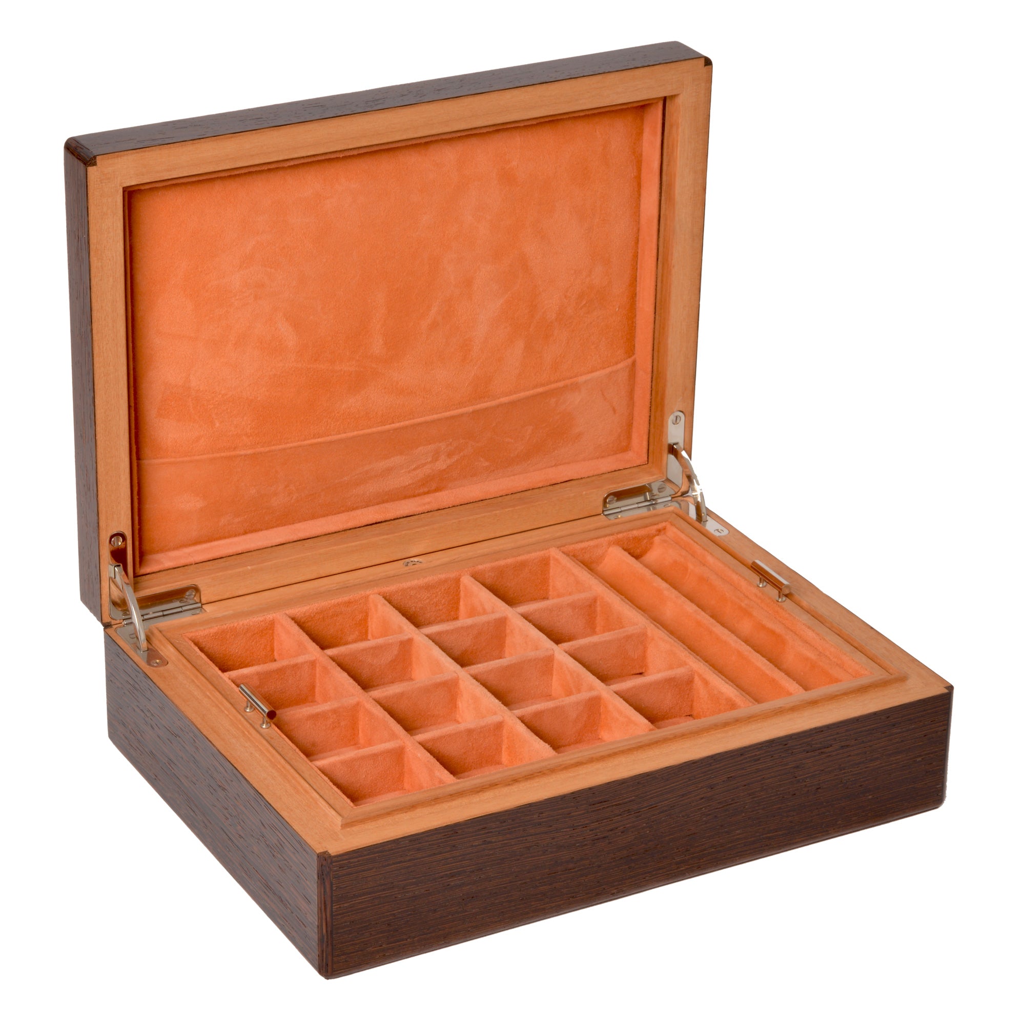 "Classique" - Coffret pour 16 paires de boutons de manchette et 2 stylos