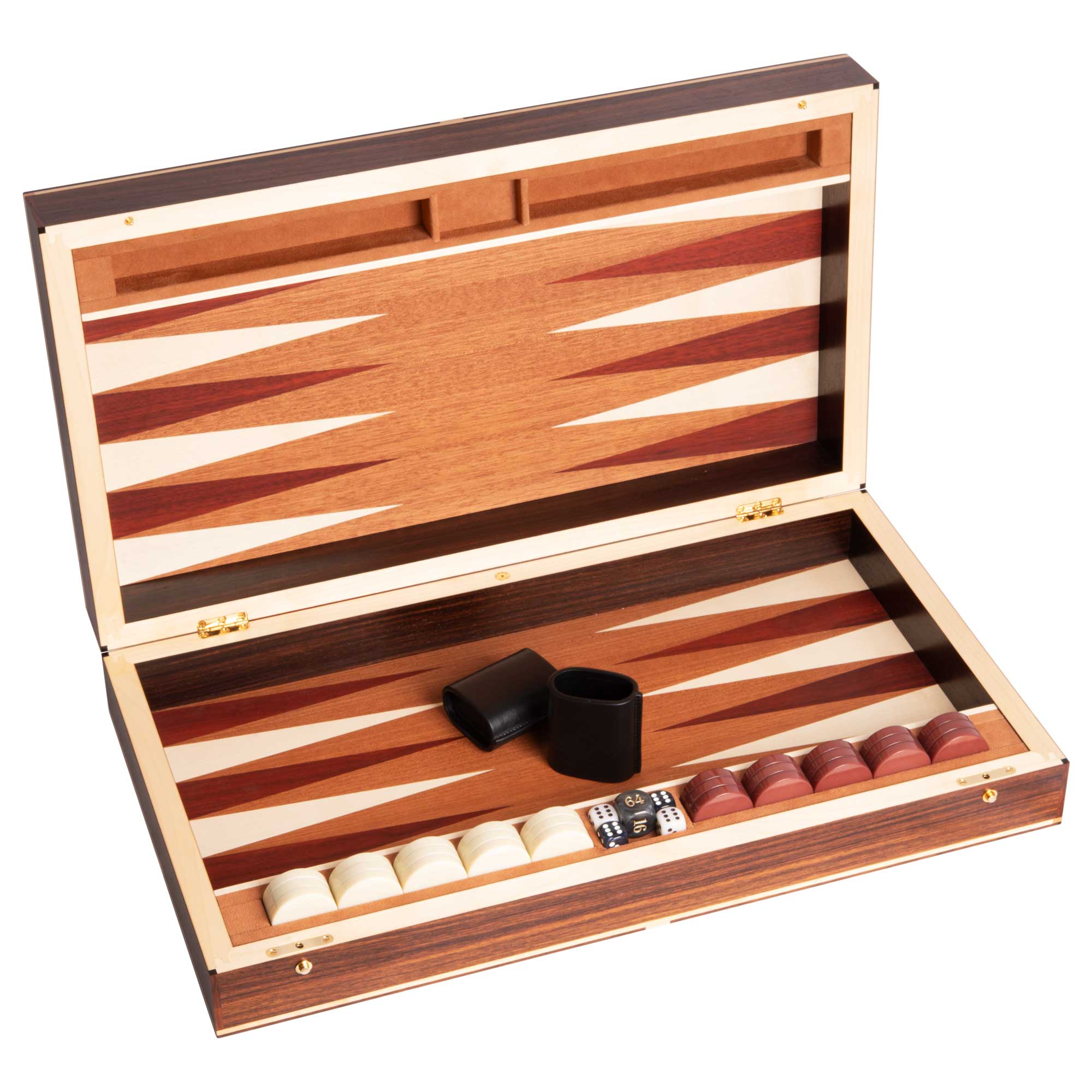 "Palissandre" - Marqueterie - Backgammon