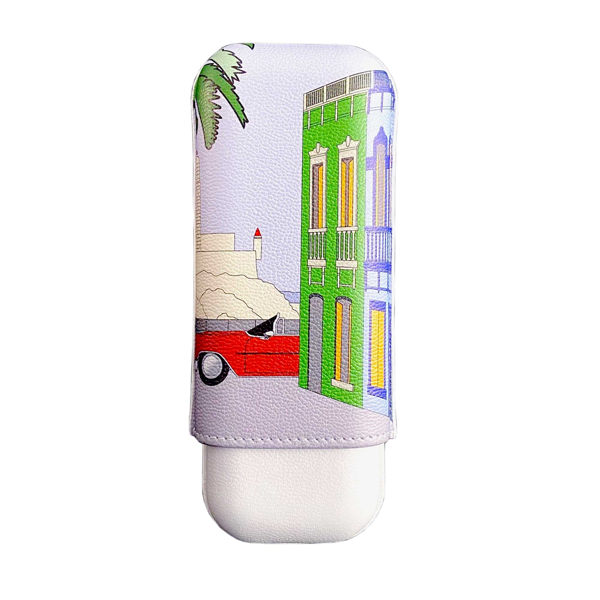 Casa Cubana Cigar Case - 2 Cigars caliber 27