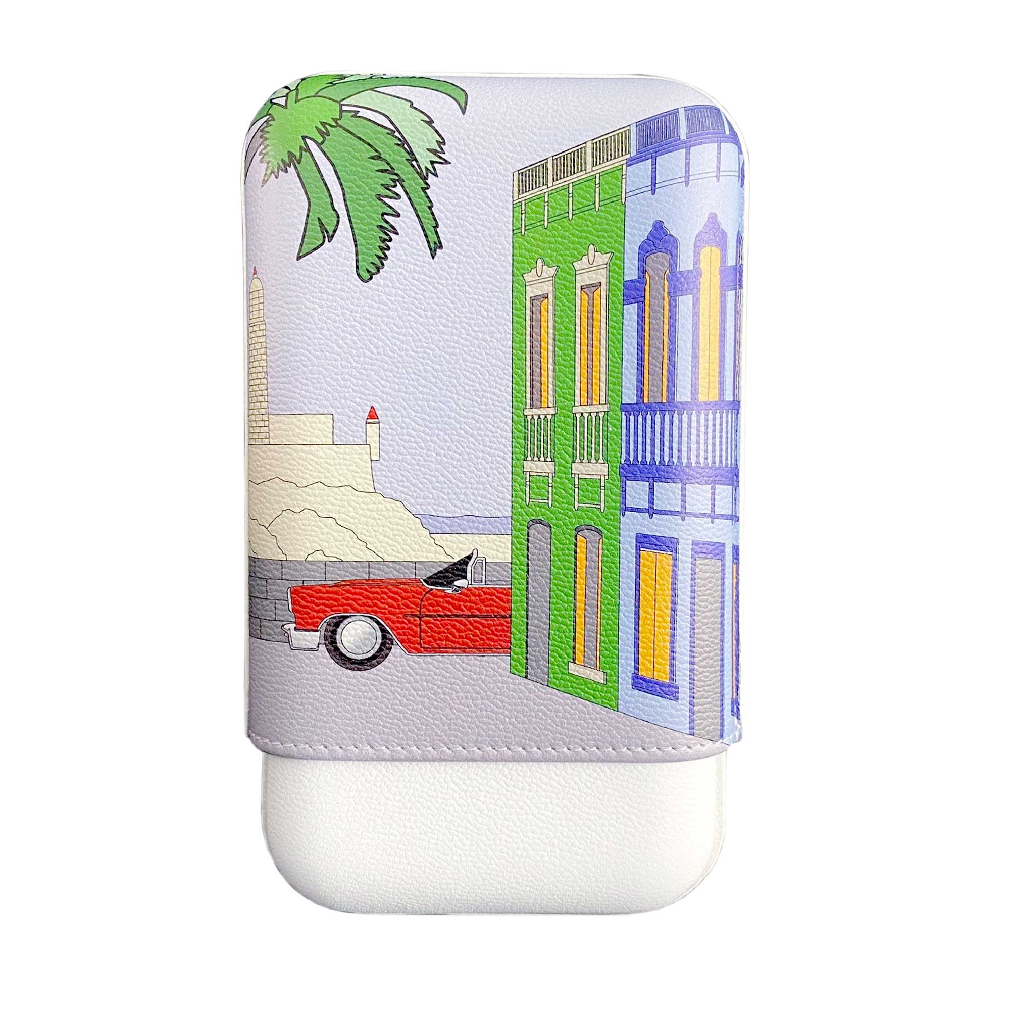 "Casa Cubana" Cigar Case - 3 Cigars caliber 27