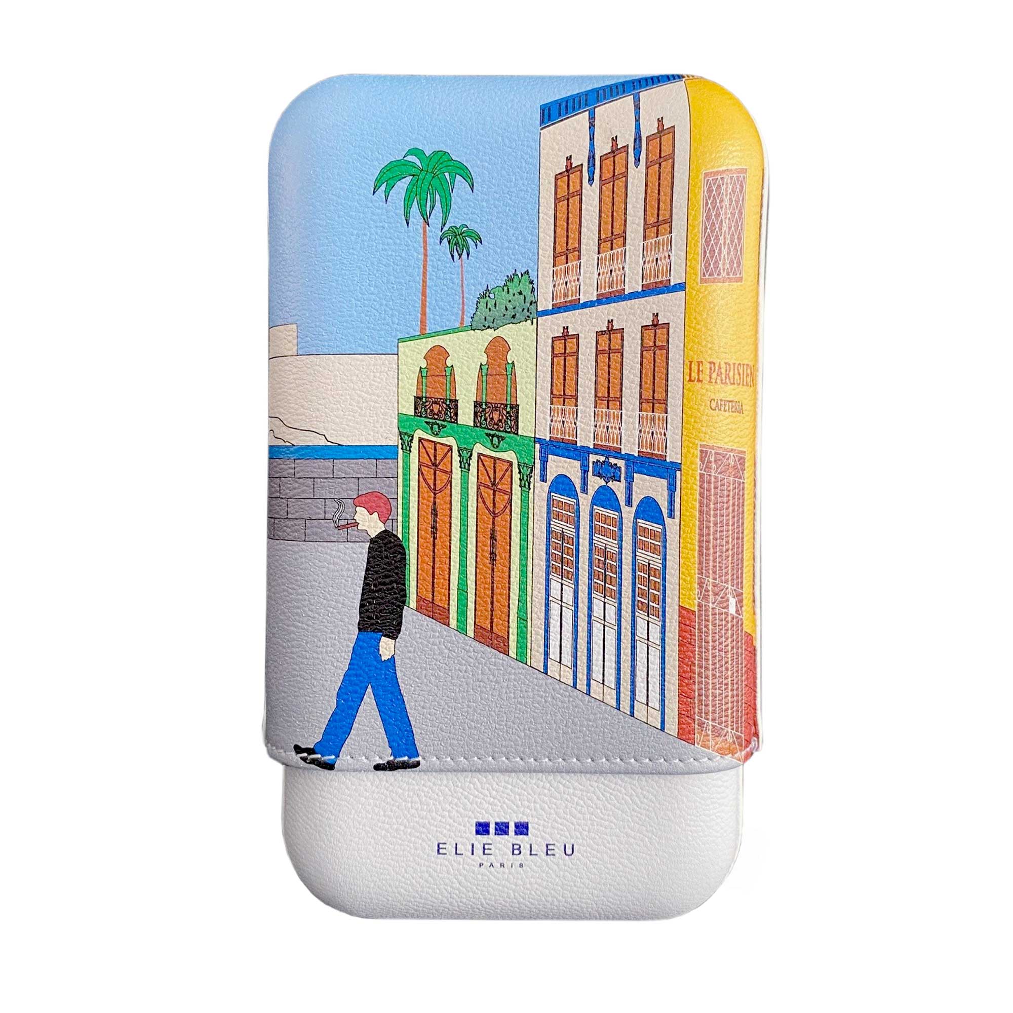 Casa Cubana Cigar Case "Le Parisien" - 3 Cigars caliber 27