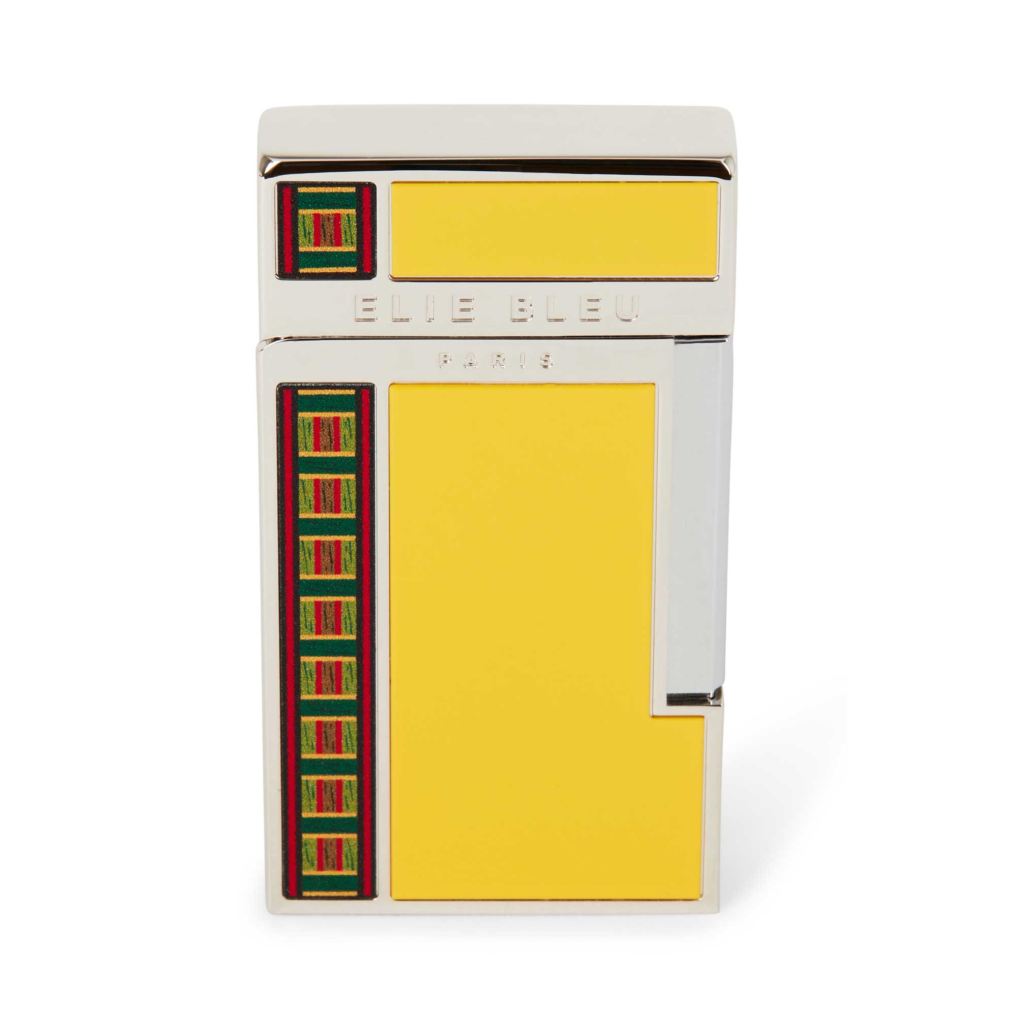 "Diamond Jetflame & marqueterie Alba" - Briquet de poche