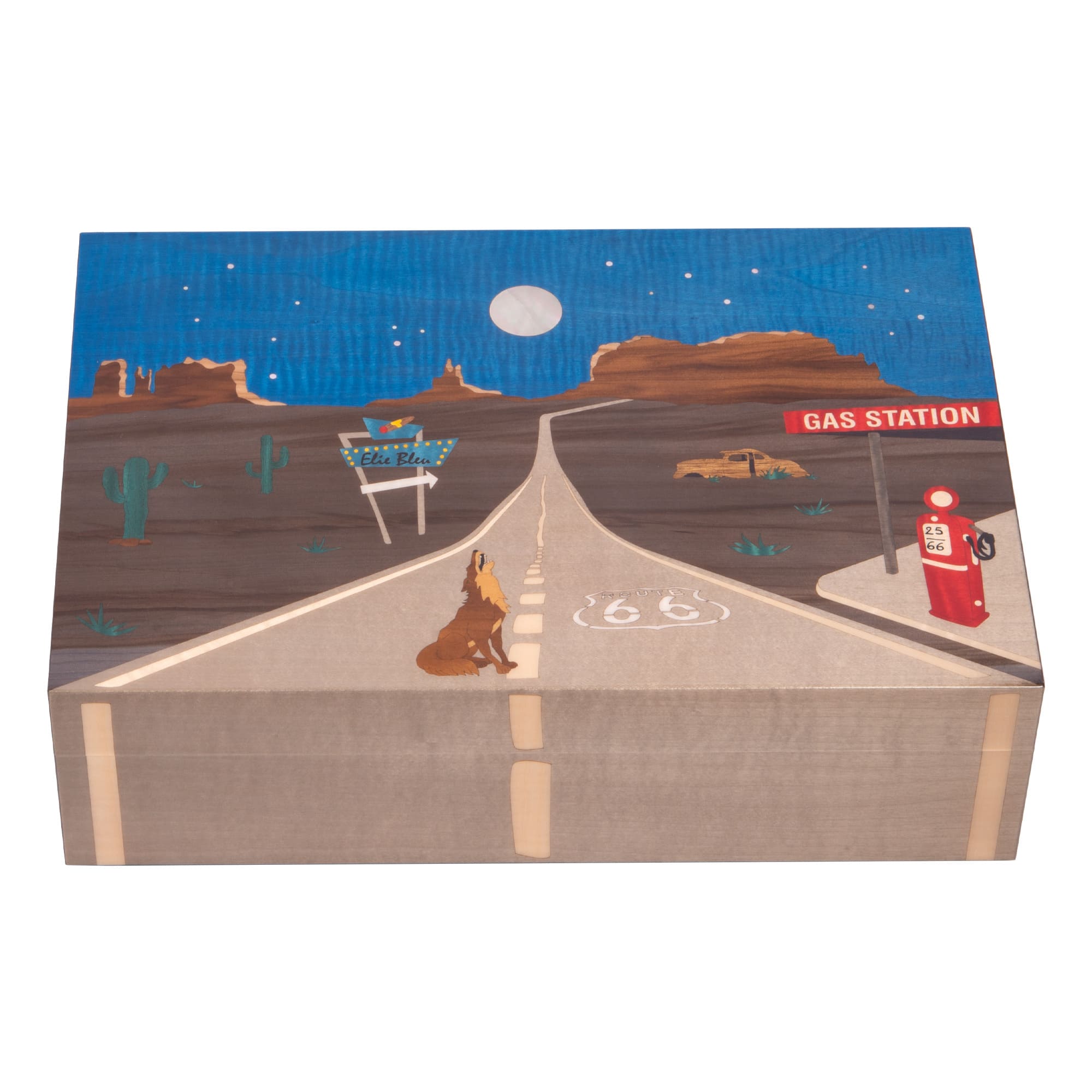 Coffret à Cigares “Route 66 – Nuit de pleine Lune” – 110 Cigares