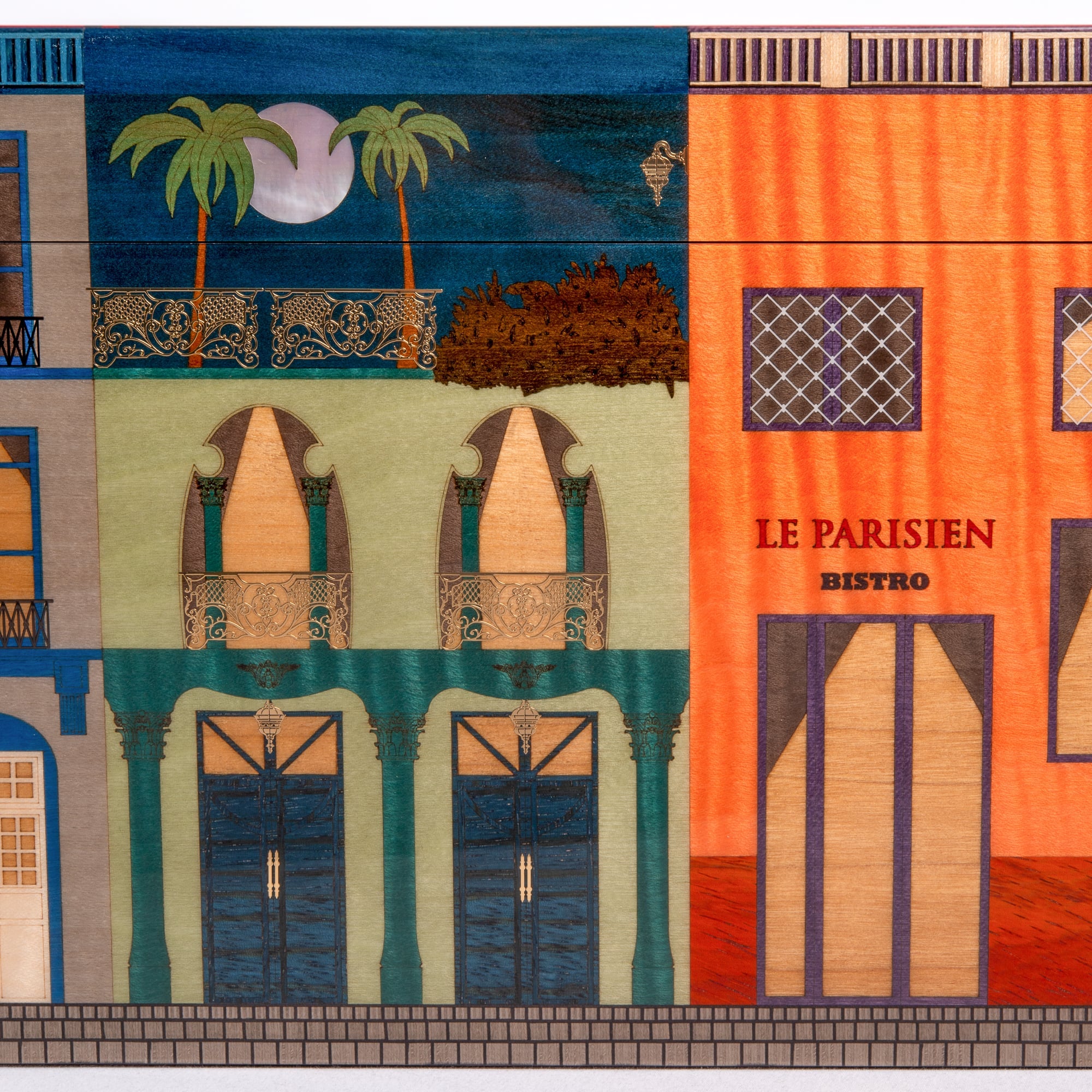 "Casa Cubana" Cigar Humidor - Le Parisien "By Night” - 75 cigars