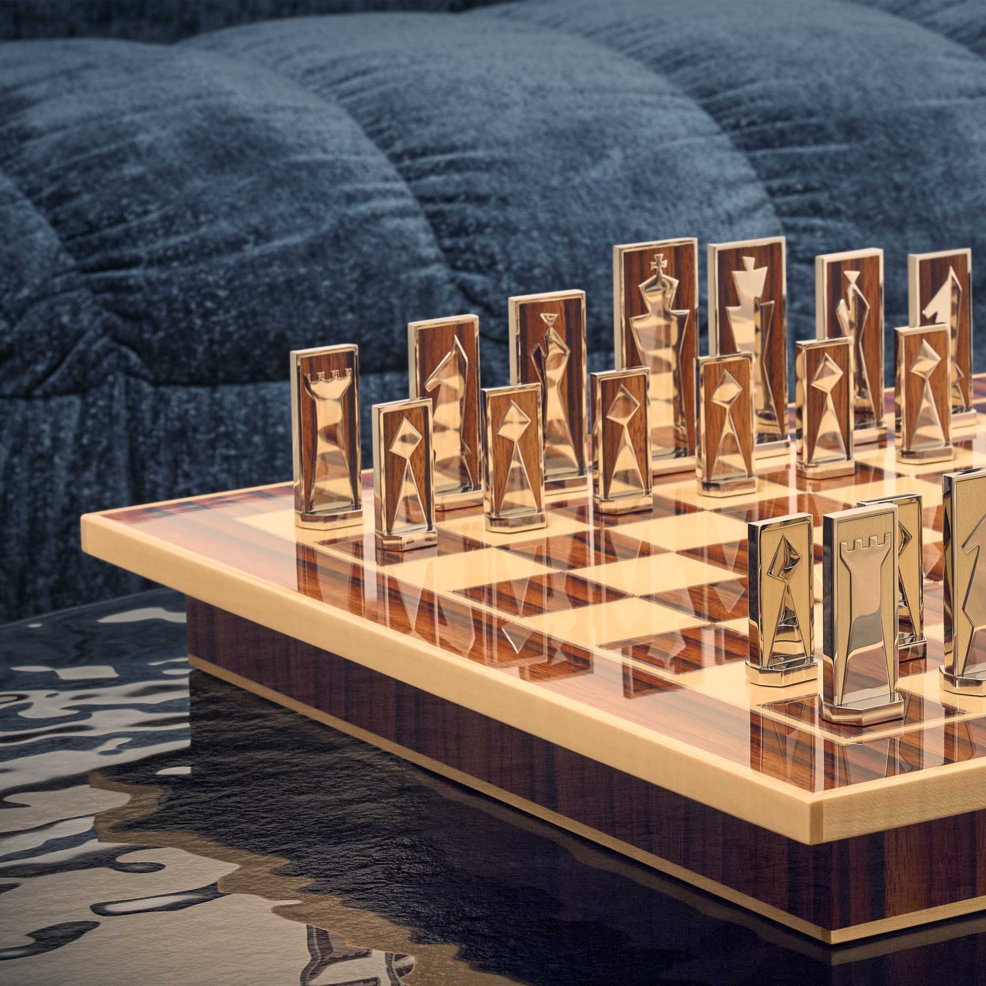 Macassar Ebony Chessboard