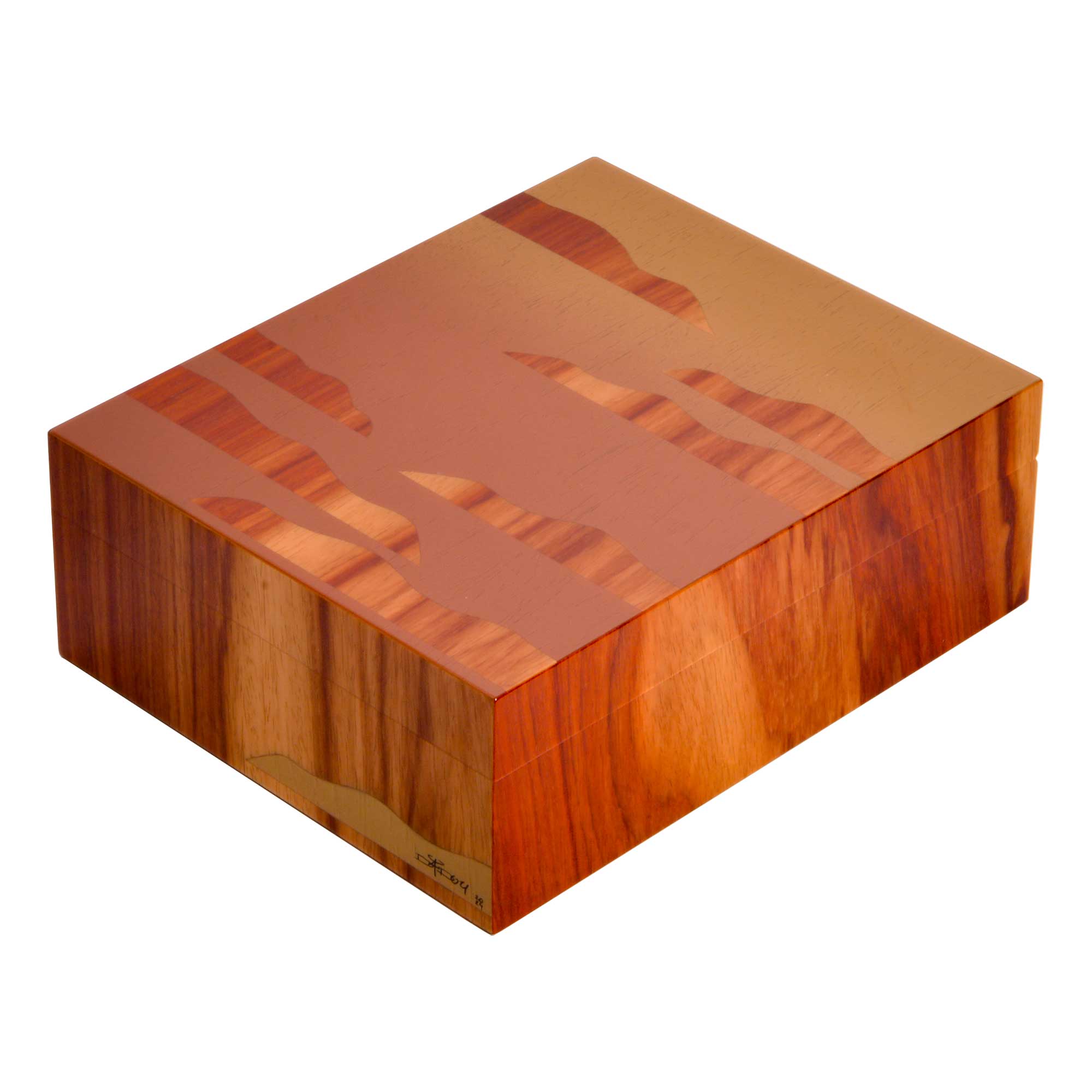 “Ember After Light” Cigar Box by Artist “Dadou” Sandy Perruzza – 75 Cigars