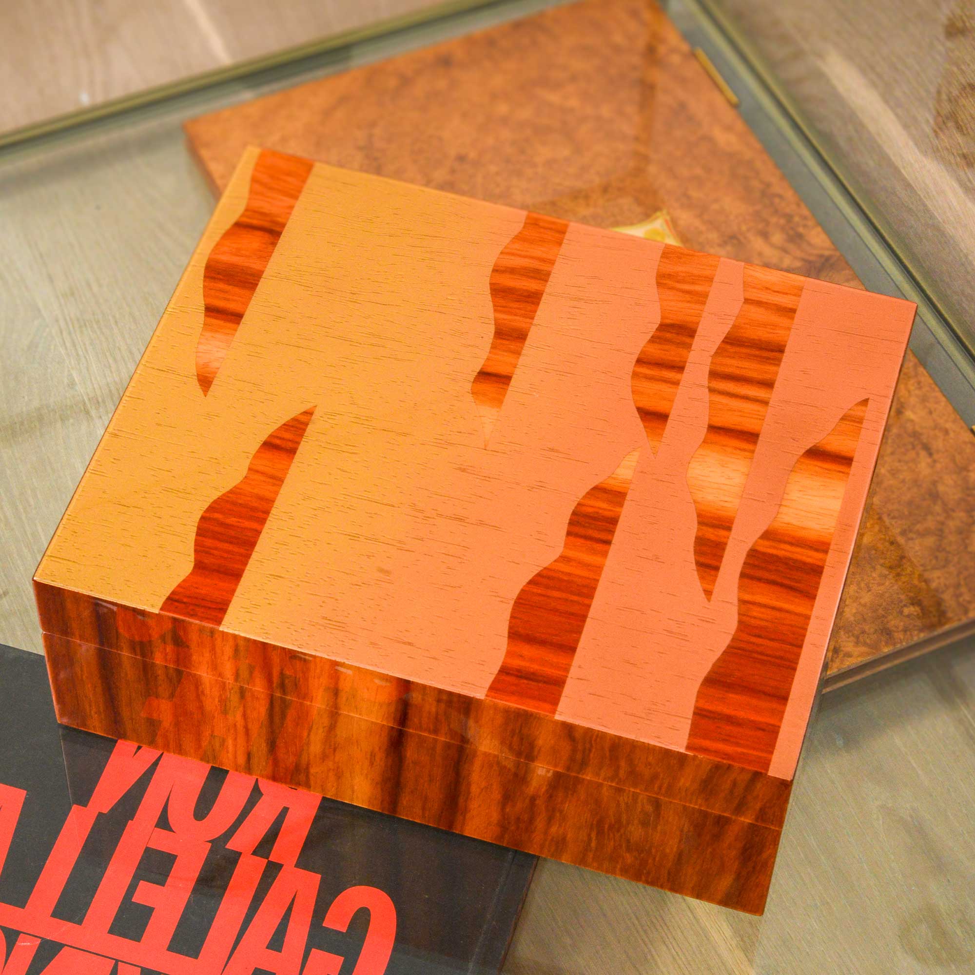 “Smoke at Golden Hour” Cigar Box Set by Artist “Dadou” Sandy Perruzza – 75 Cigars (Copy)