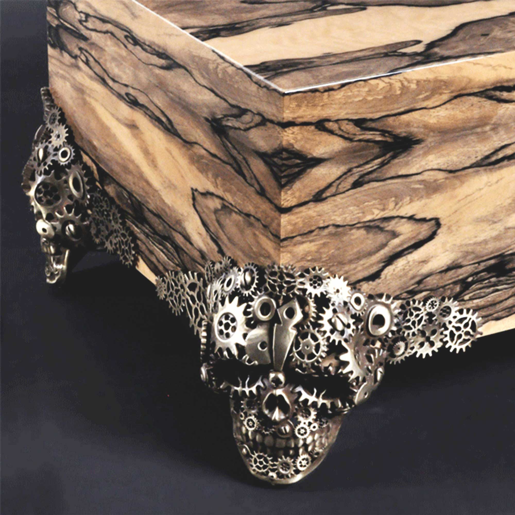 "Think" - Royal Ebony - White Bronze - 500 cigars