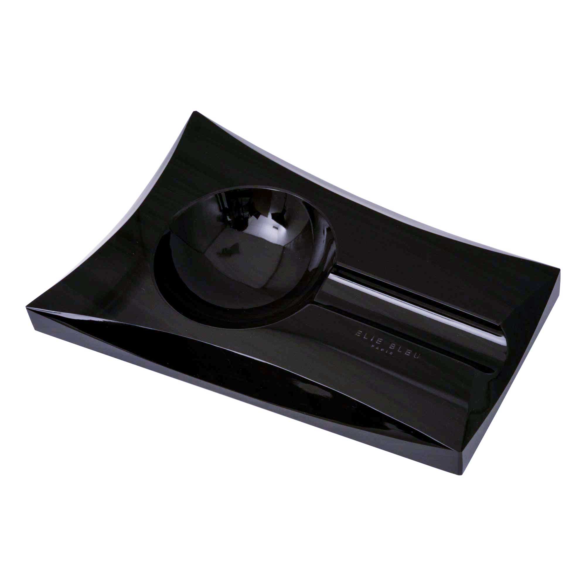 “1 Cigar” Obsidian Ashtray - Vakar Collection