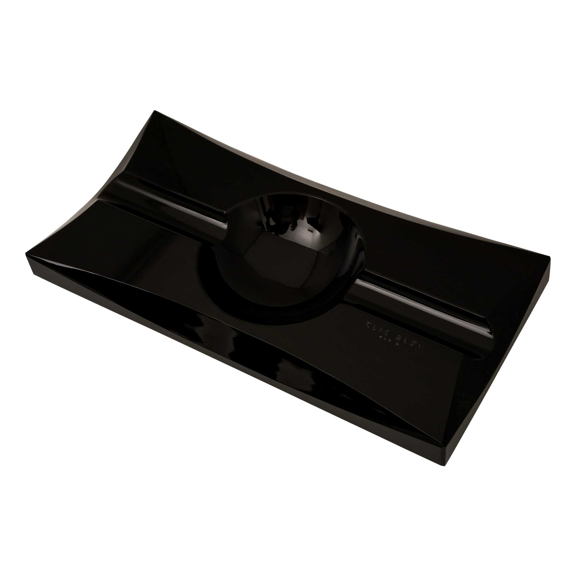 Cendrier “2 Cigares” en Obsidienne - Collection Vakar