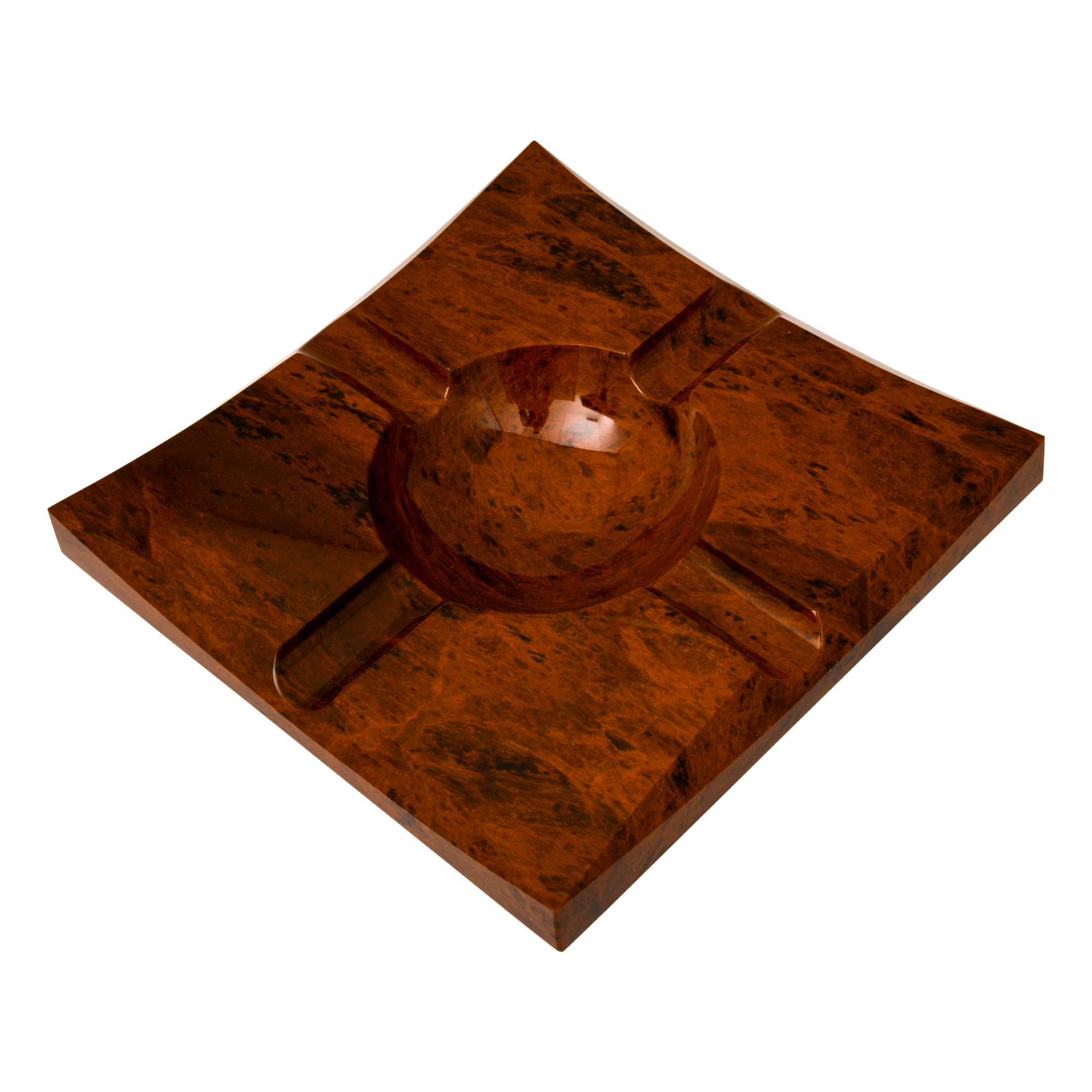 Cendrier “4 Cigares” en Obsidienne - Collection Vakar