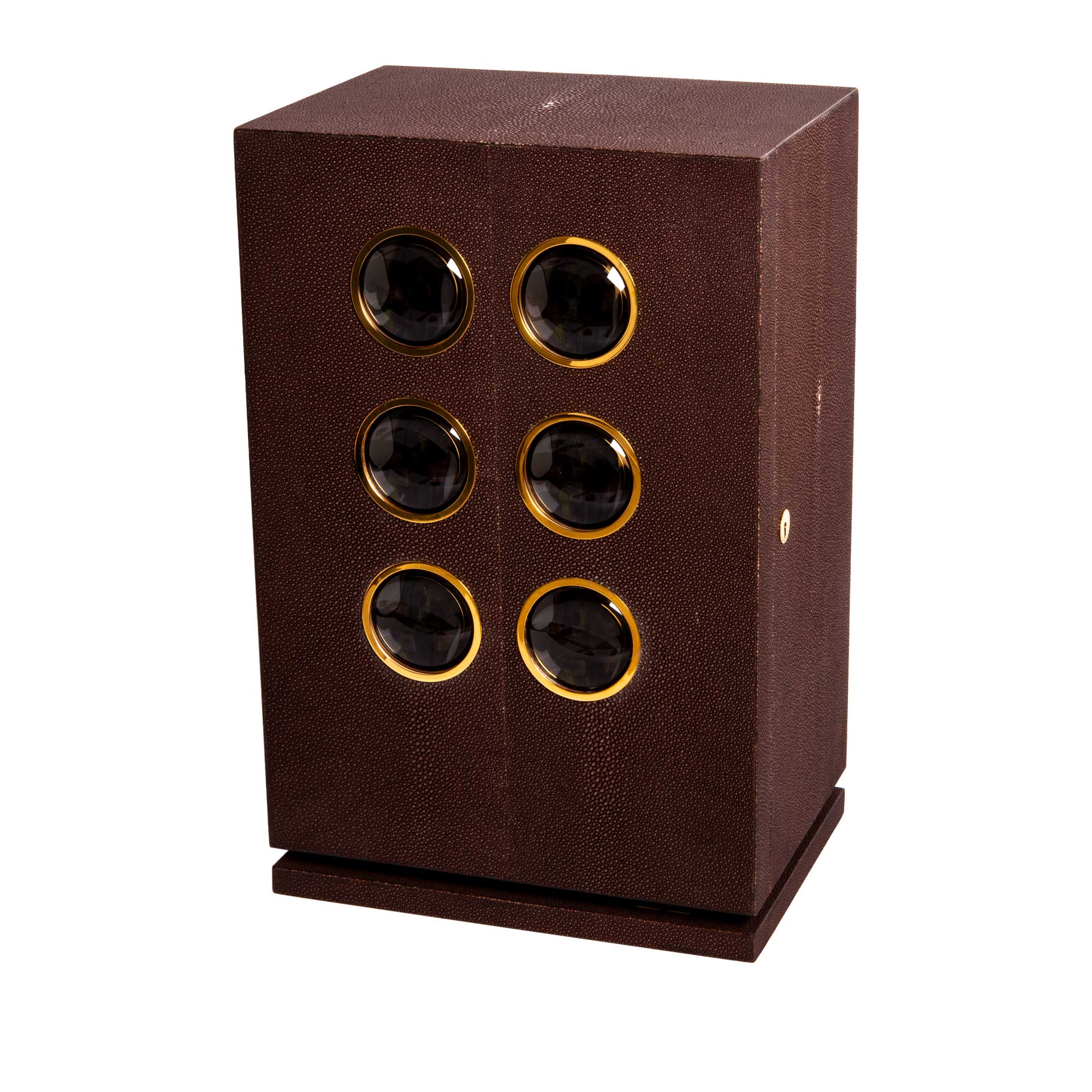 "Shagreen" - Watchwinder for 6 watches