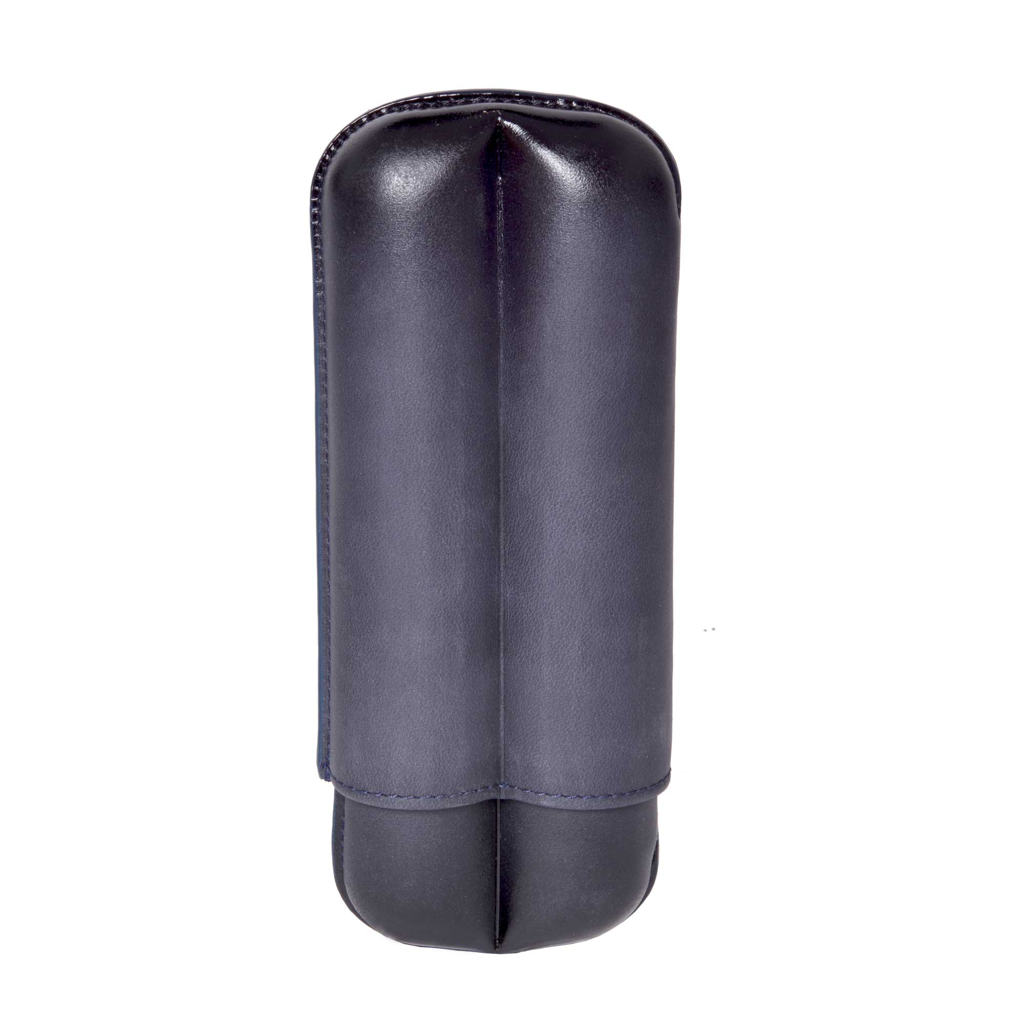 etui cigare cuir patine gris