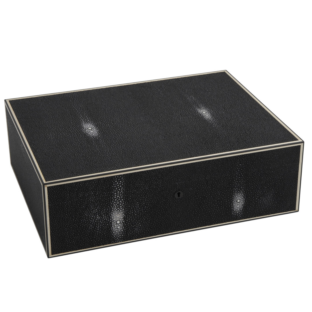 "Galuchat" noir - 110 cigares - Elie Bleu