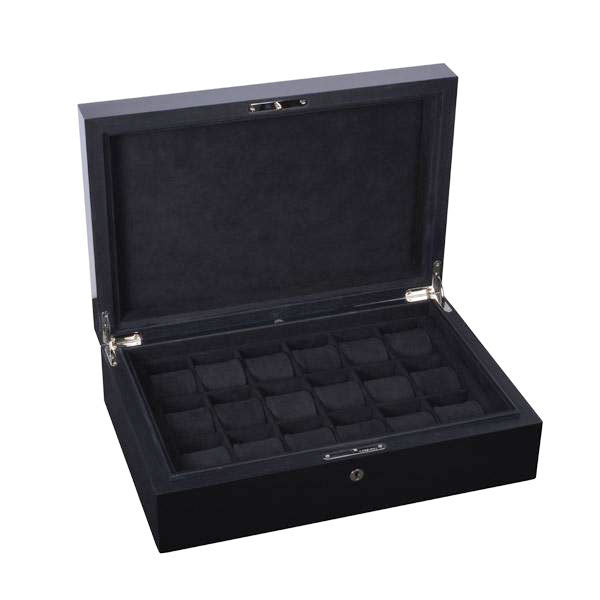 "Carbone" - Coffret 18 montres - Elie Bleu