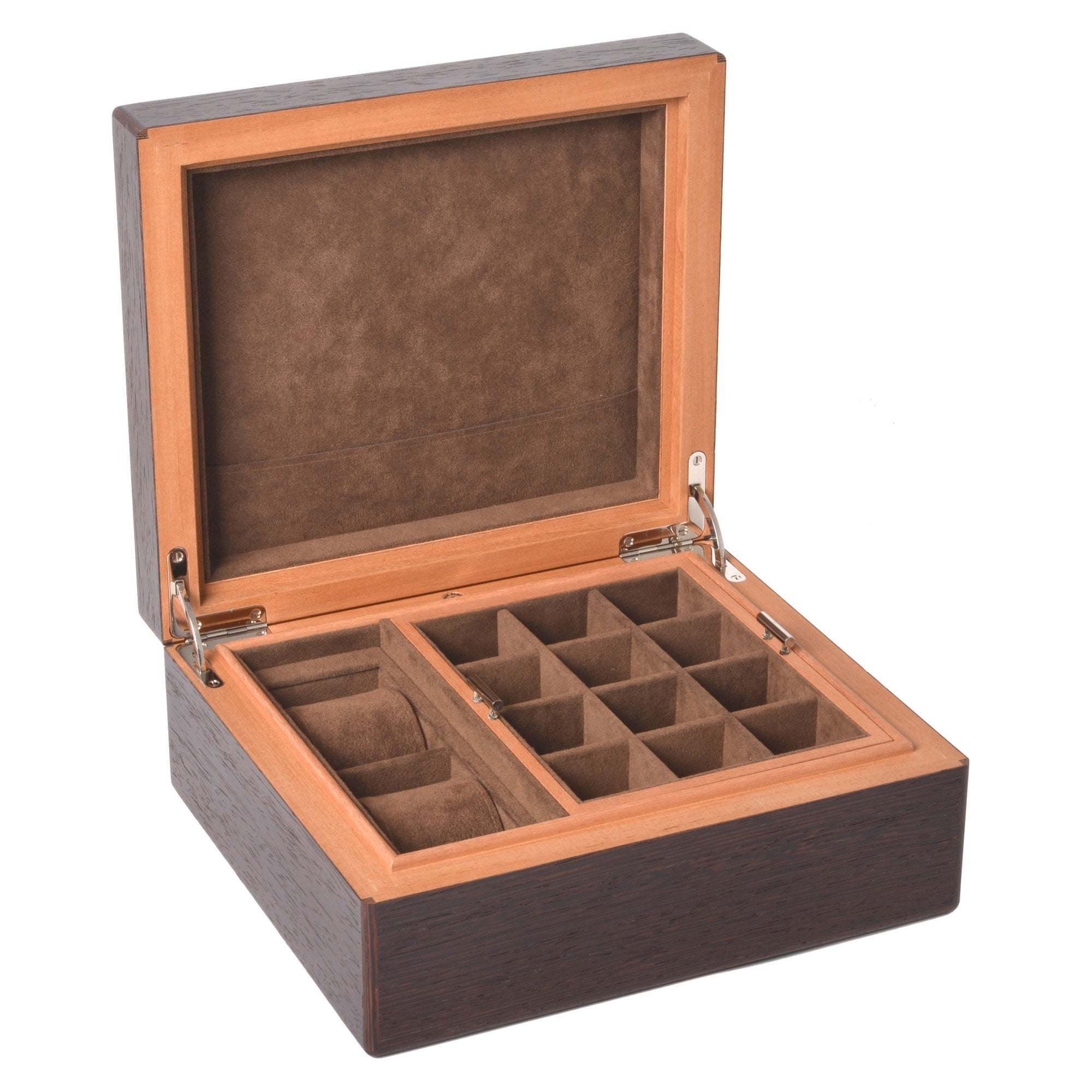 "Wenge" - Coffret 2 montres et bijoux