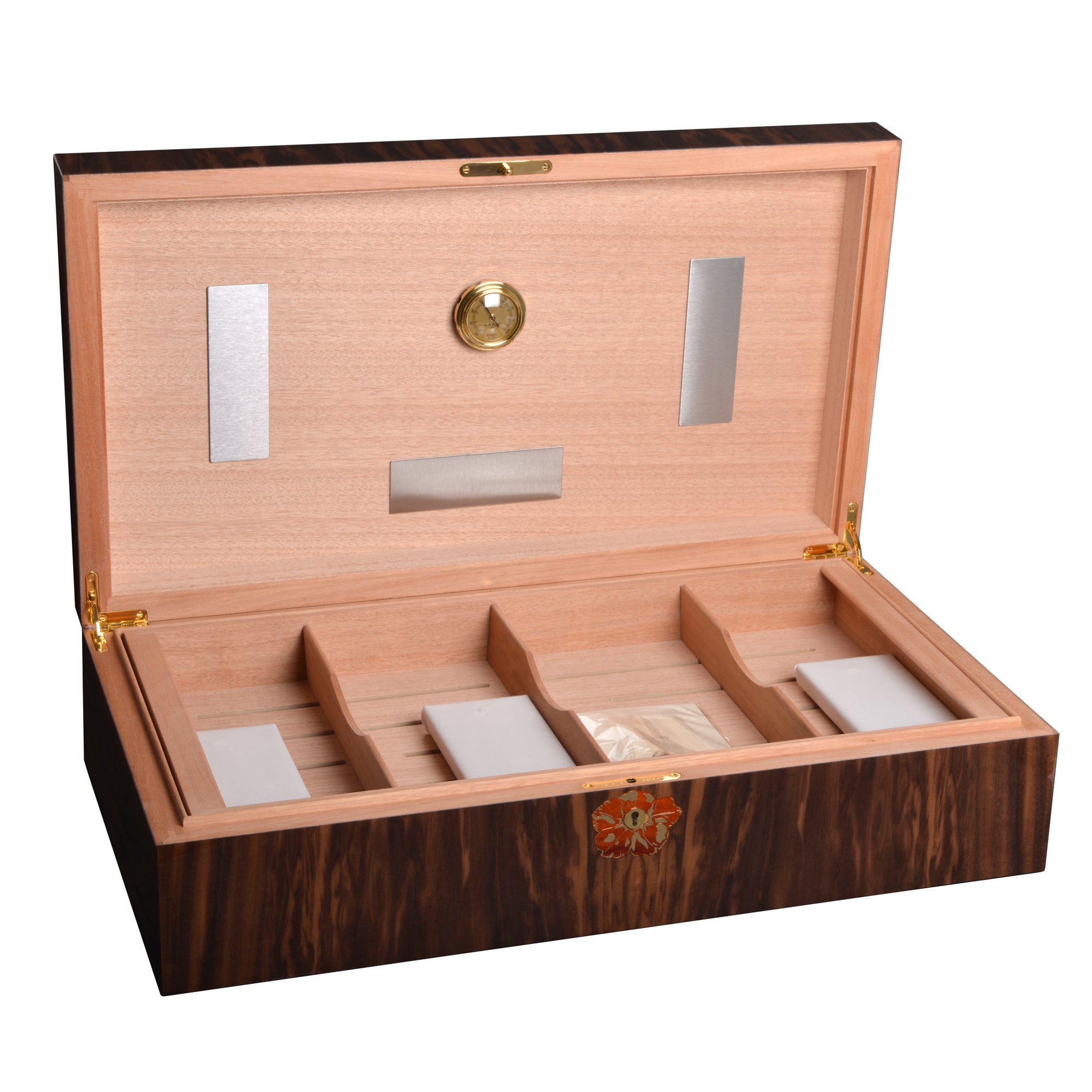 "Tiger" Flamed Walnut - 250 Cigars