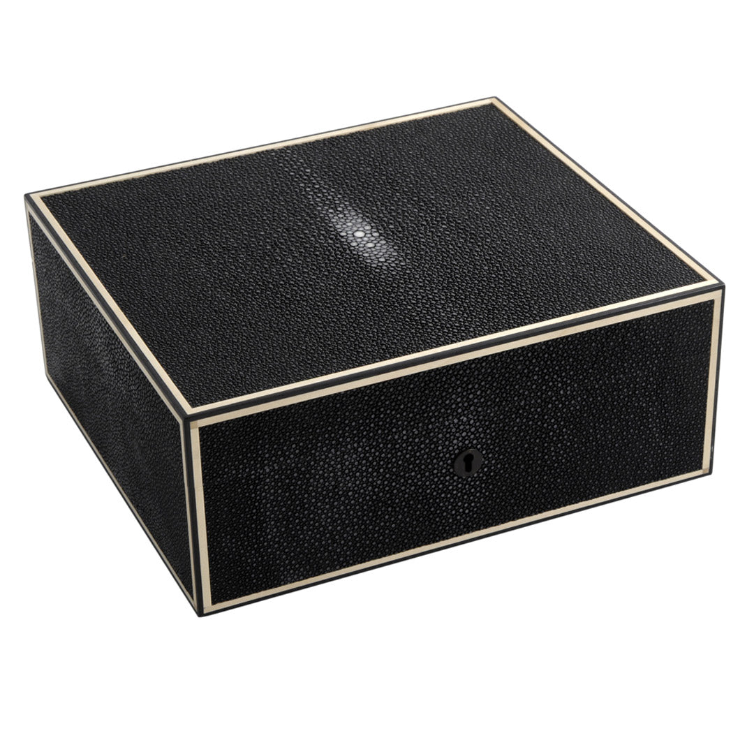 "Galuchat" noir - 75 cigares - Elie Bleu