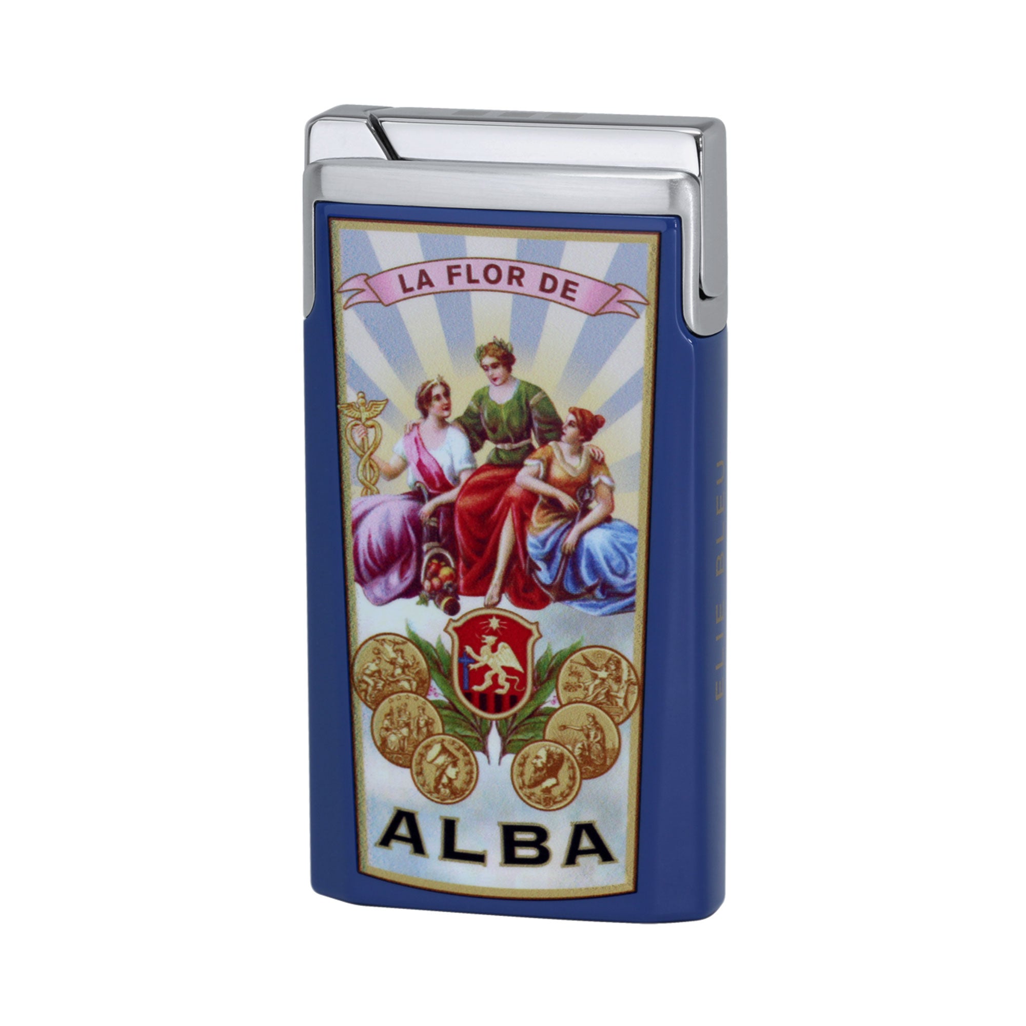 Briquet au Design Raffiné bleu