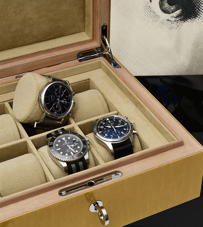 "Fruit" - Coffrets 2 montres et Boutons de manchette - Elie Bleu