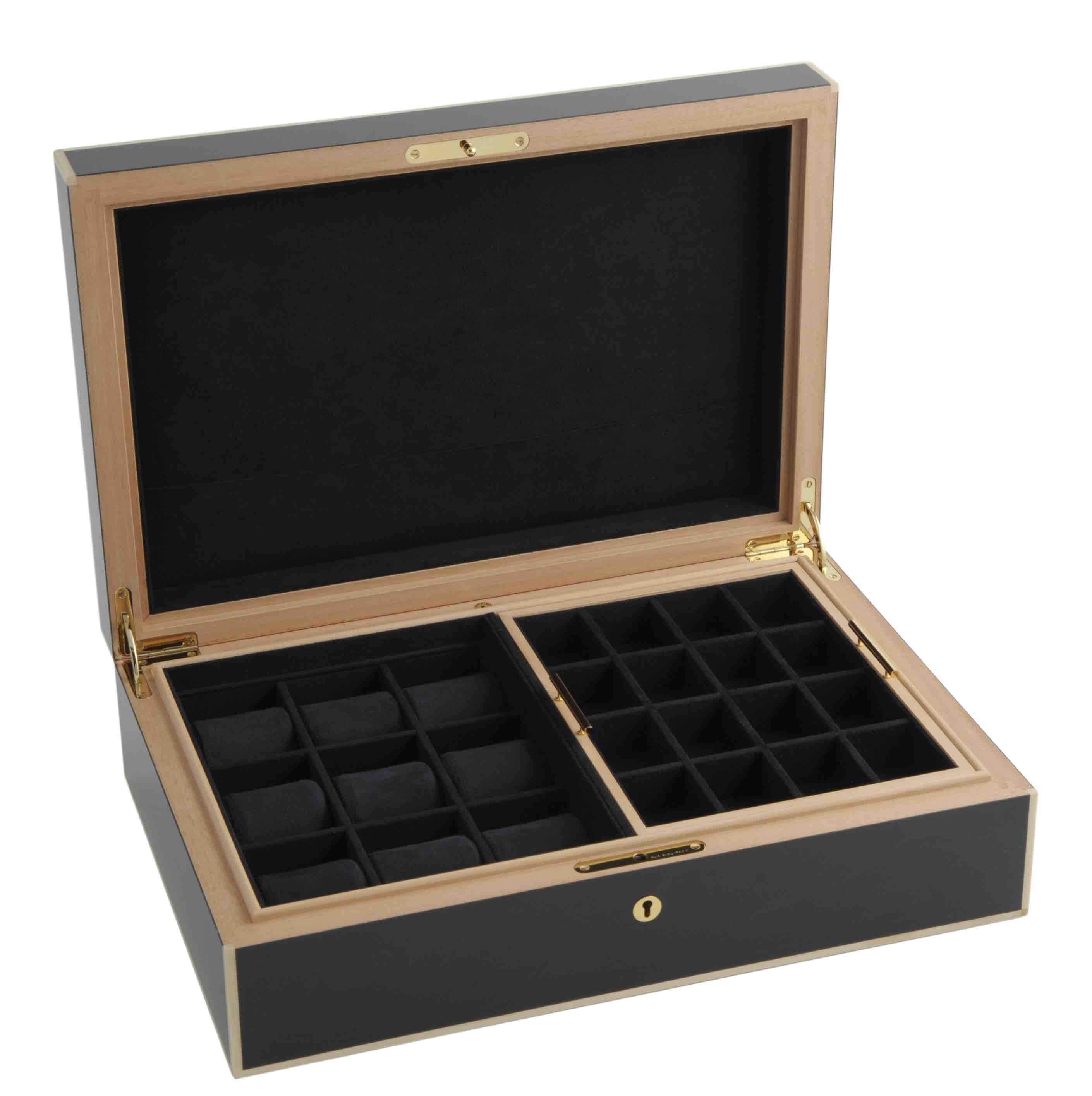 "Fruit" - Coffret 9 montres/ boutons de manchette - Elie Bleu