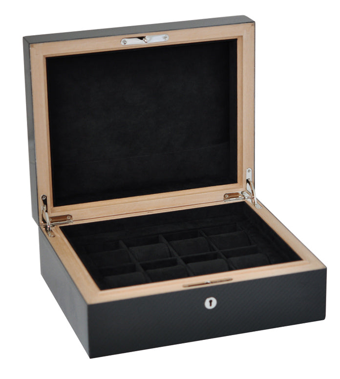 "Carbone" - Coffrets 8 montres - Elie Bleu