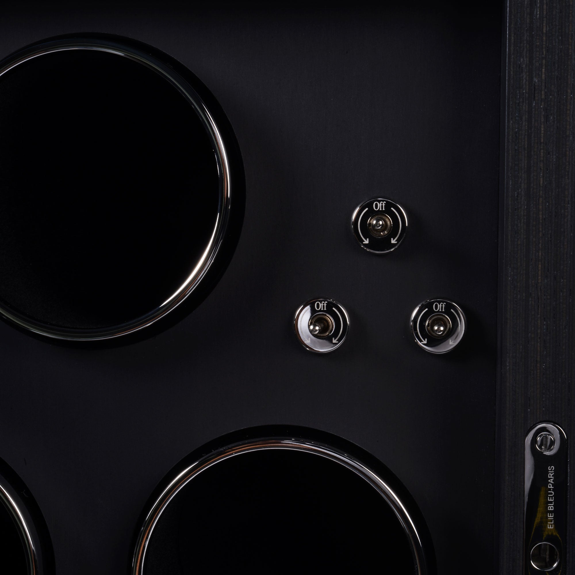 "Racing" - Remontoir 3 montres bleu - Elie Bleu