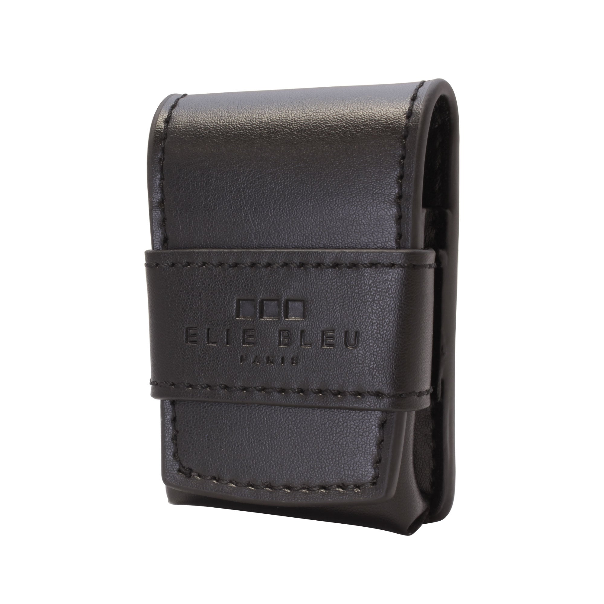 Étui en Cuir Noir pour Briquet de poche