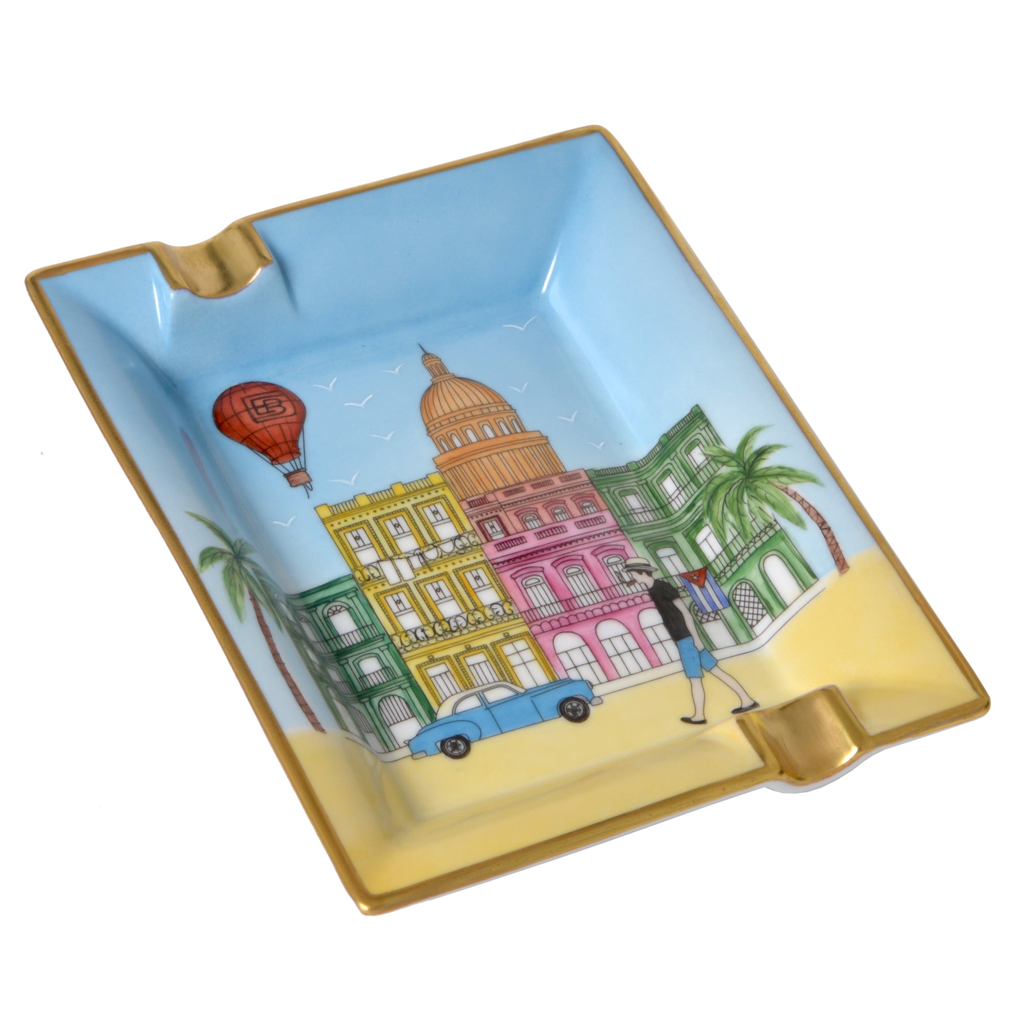 "Casa Cubana - Porcelain ashtray - Le Capitole