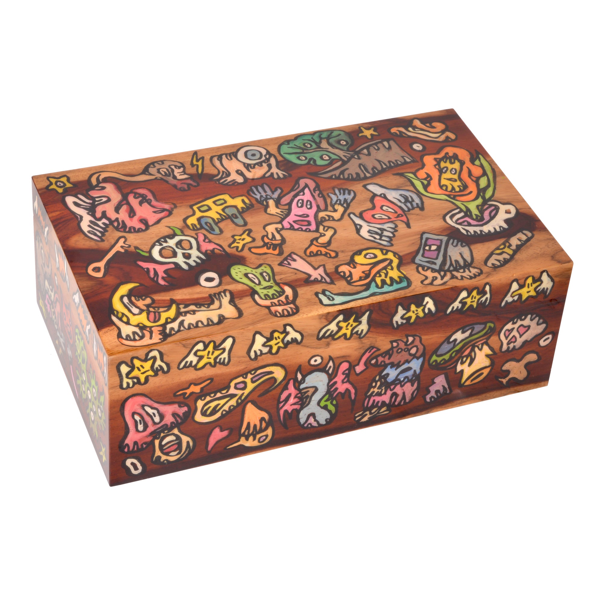 Mushrooms" 120-cigar box set by artist Fabien Verschaere