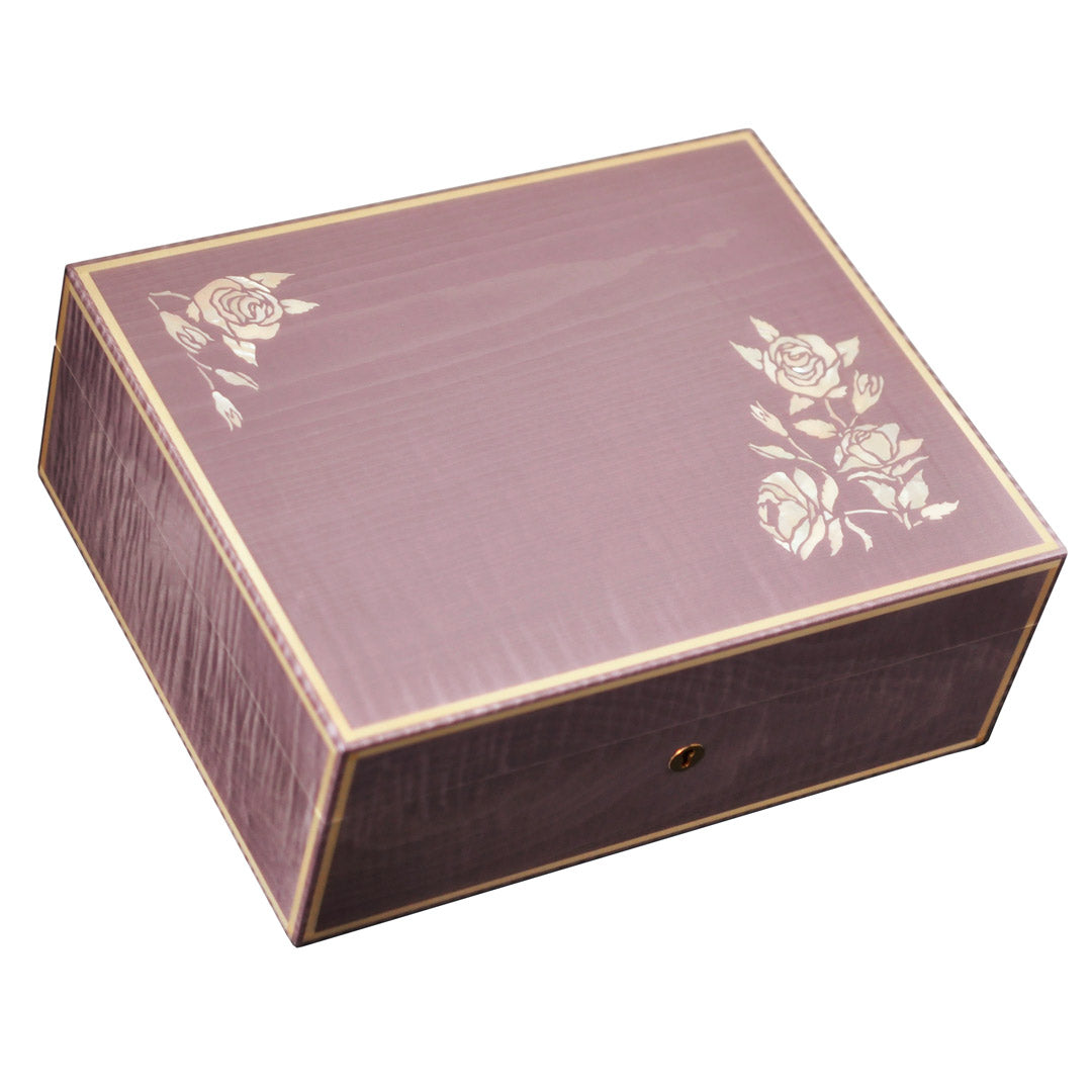"Mother of Pearl Marquetry" - Jewelry Box - Large Size - Elie Bleu