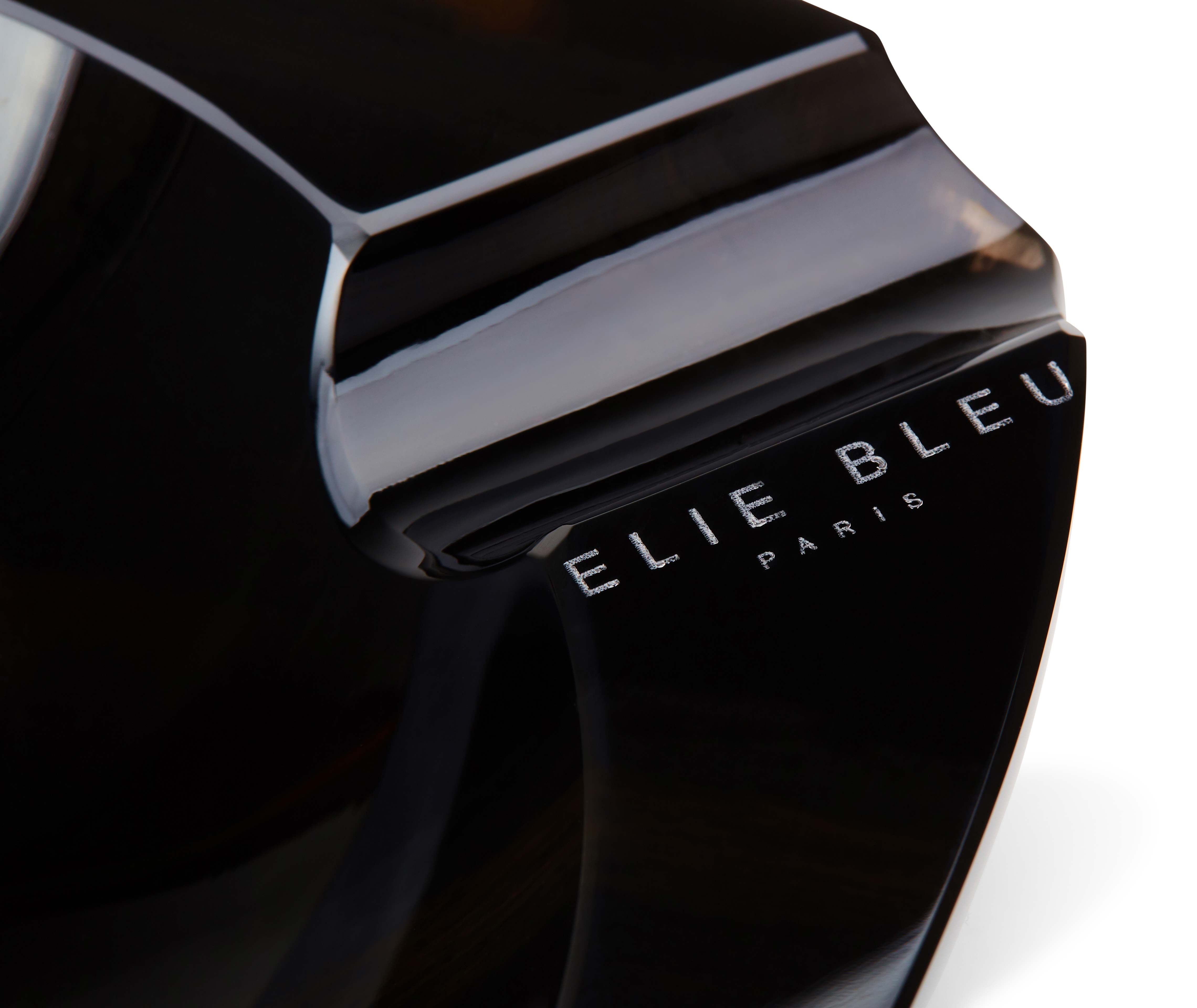 "Obsidian Ashtray - 3 cigars - Elie Bleu