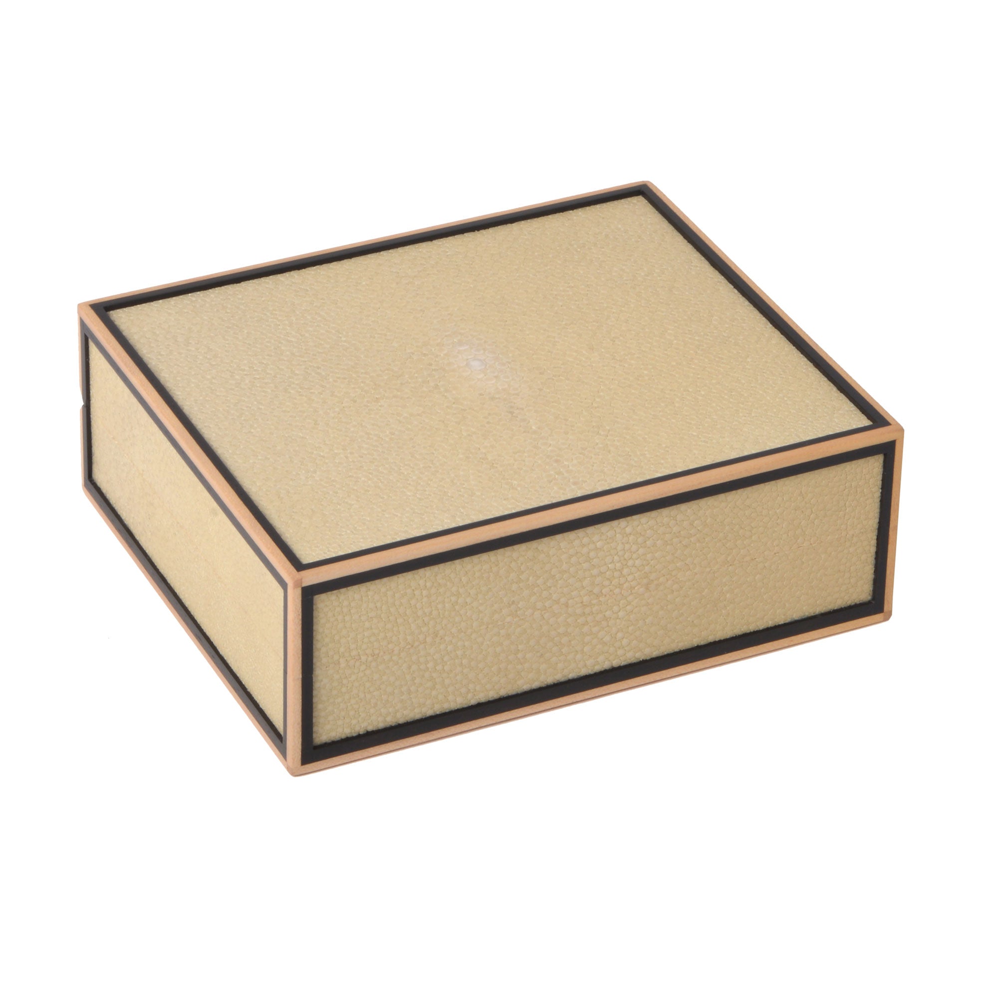 "Shagreen" - Box for 6 rings or 6 pairs of cufflinks
