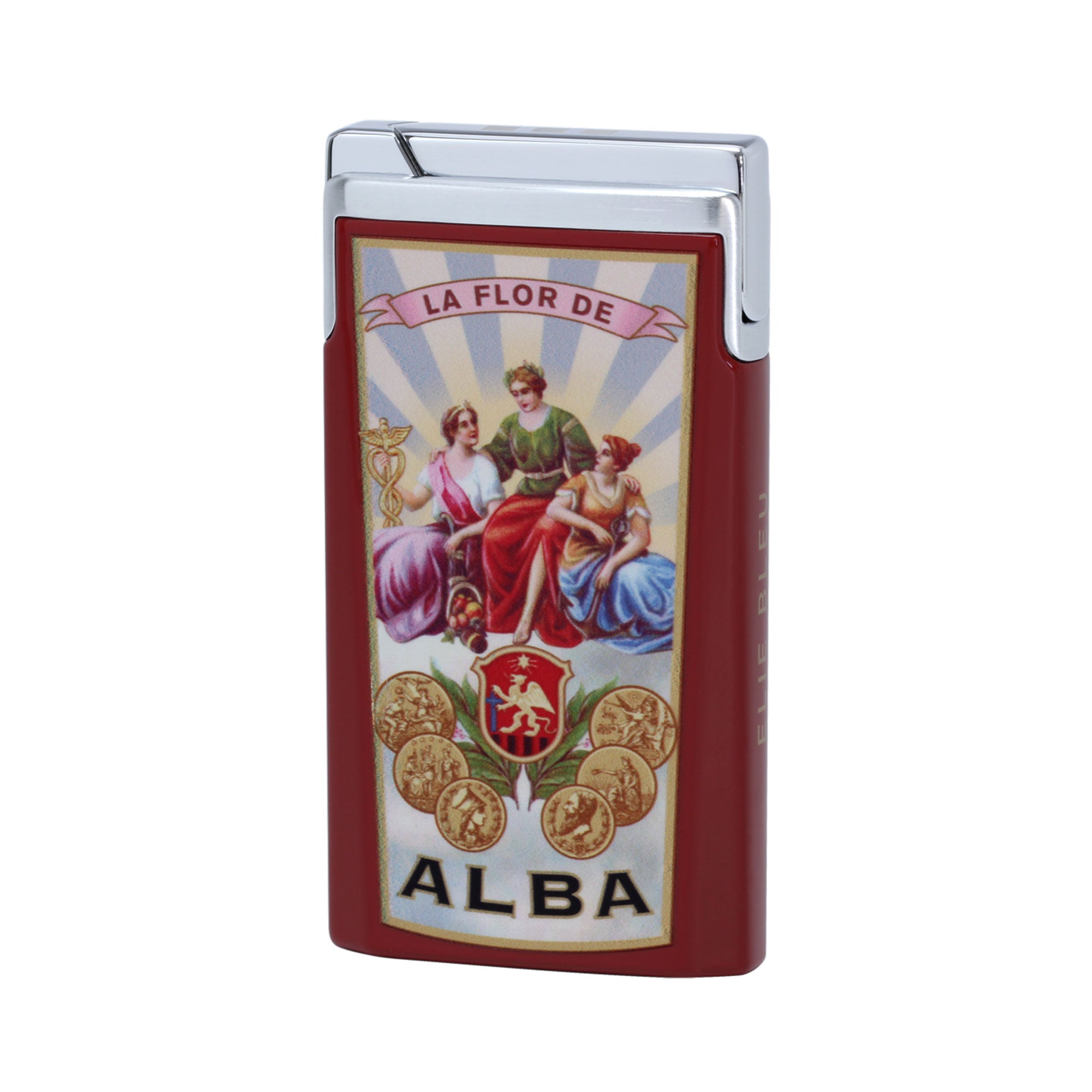 "J15" - Pocket lighter in Lacquer La flor de Alba