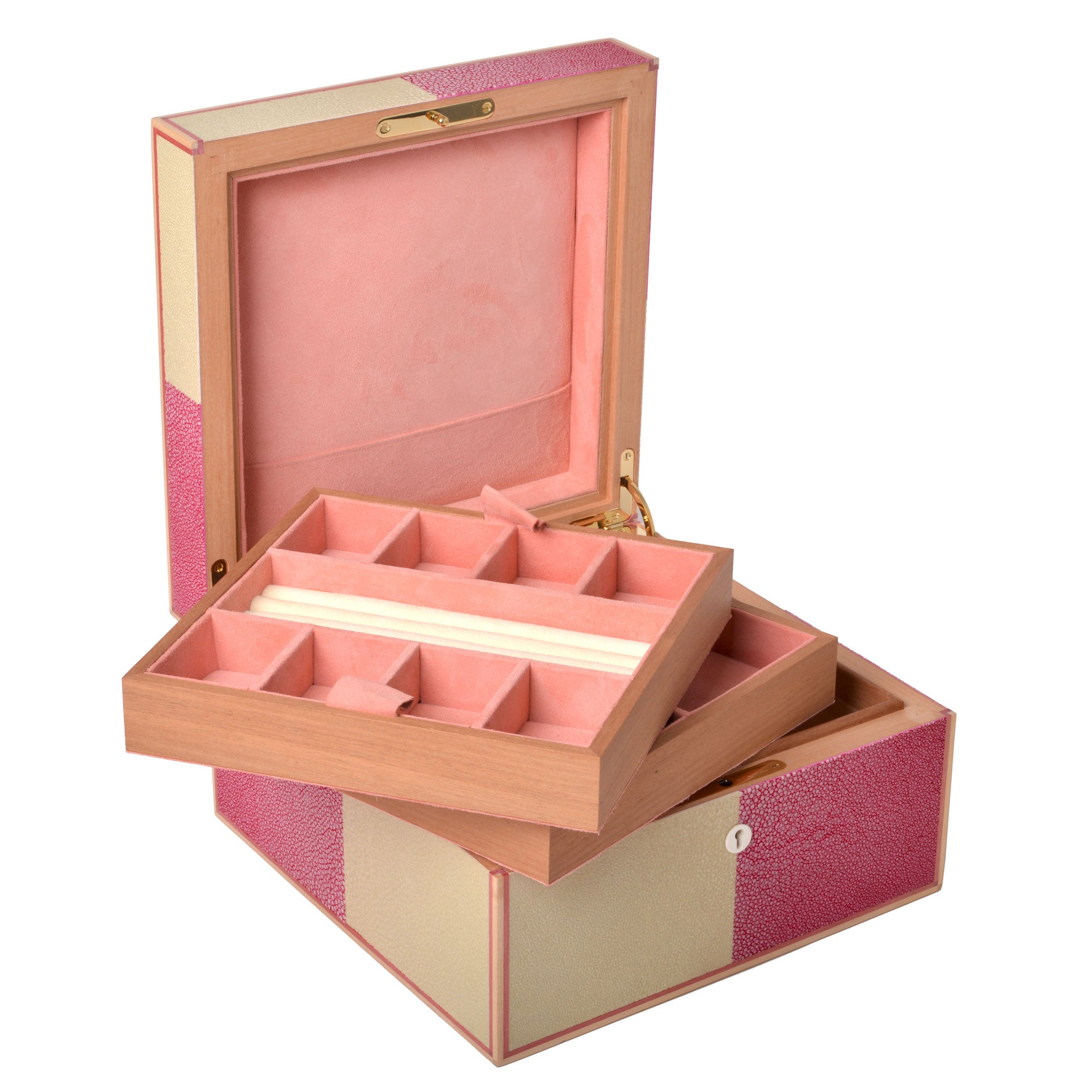"Shagreen" - Square Jewelry Box