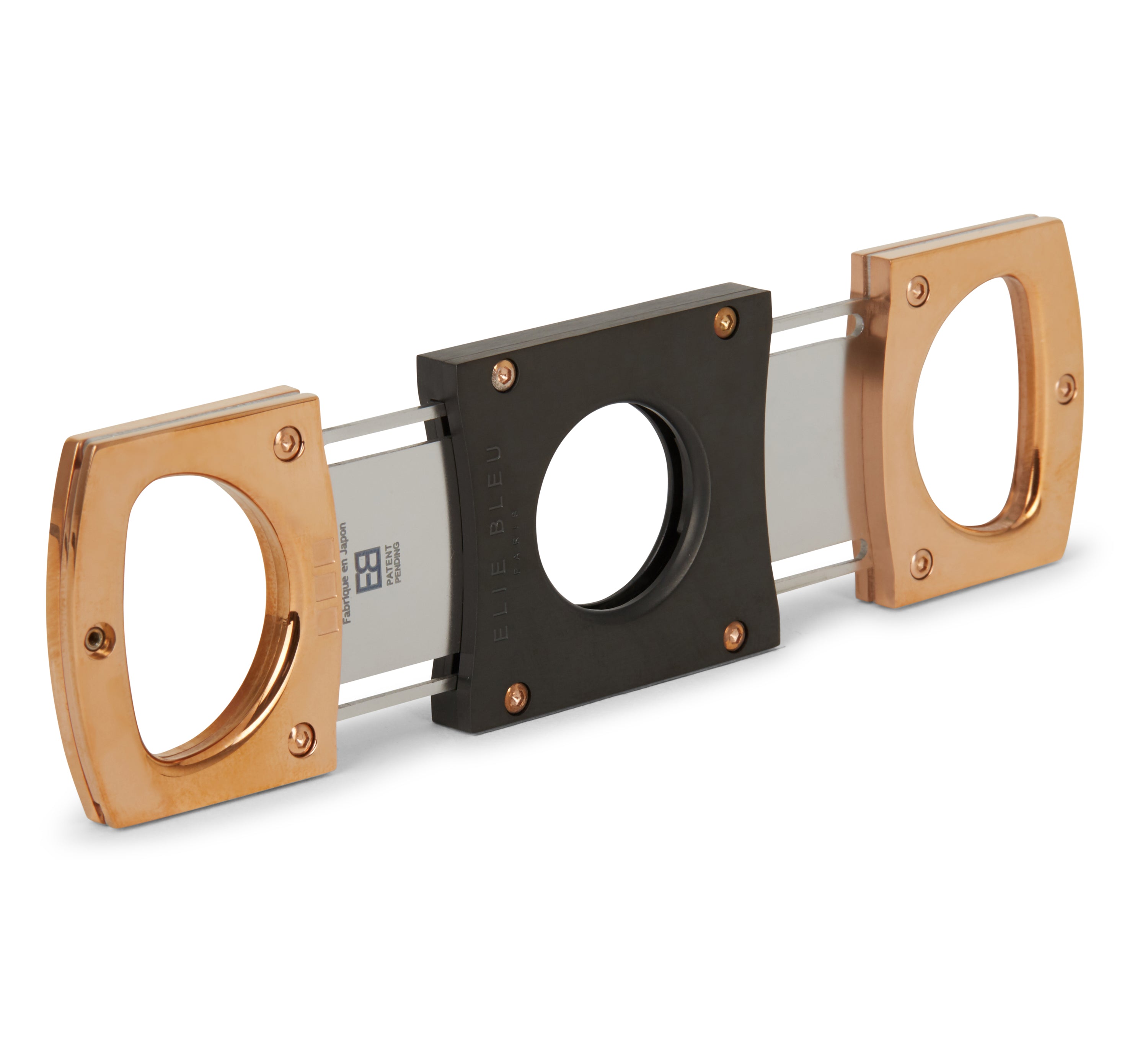Cigar cutter - double blade Two-tone