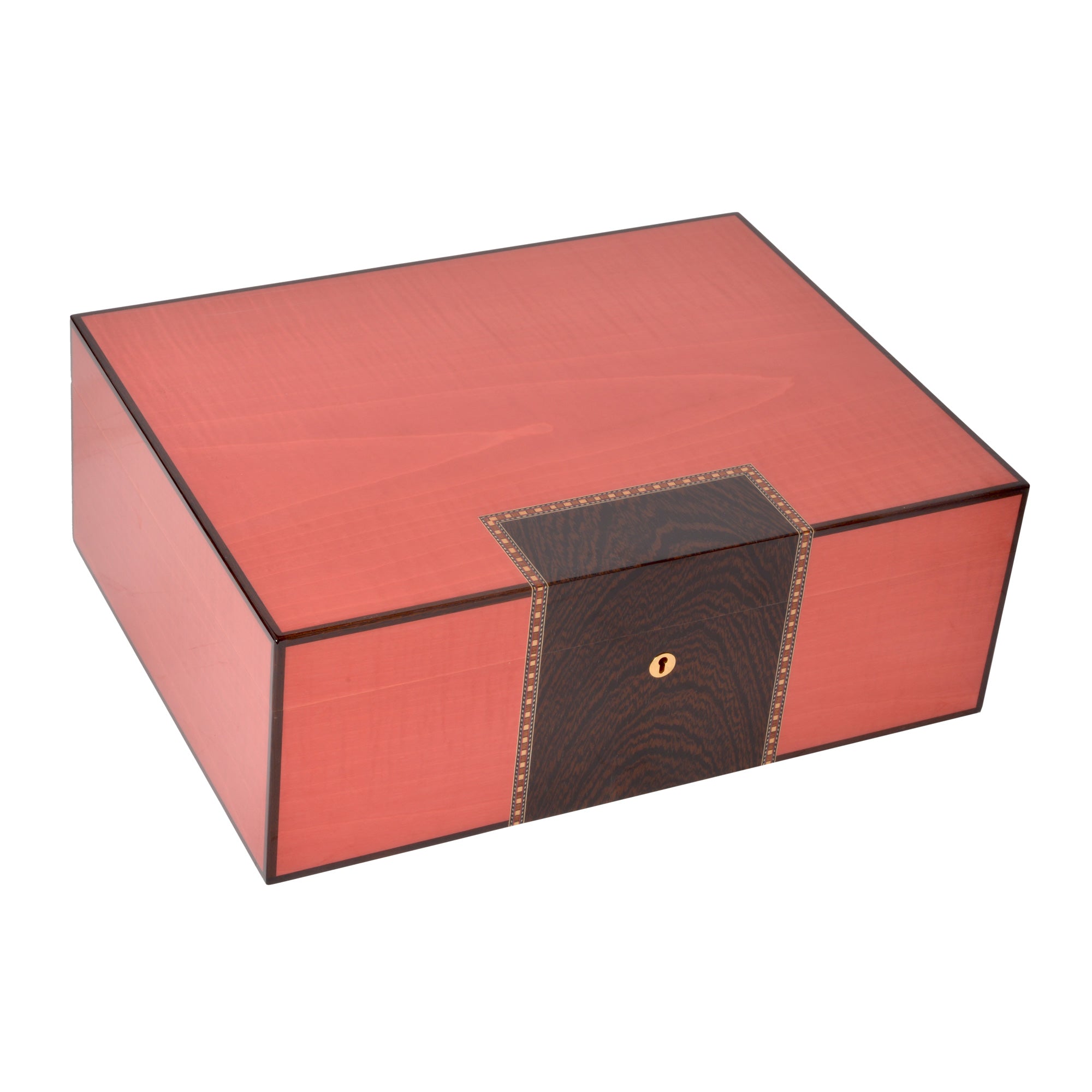 "Vista" - Old pink jewelry box - Large size